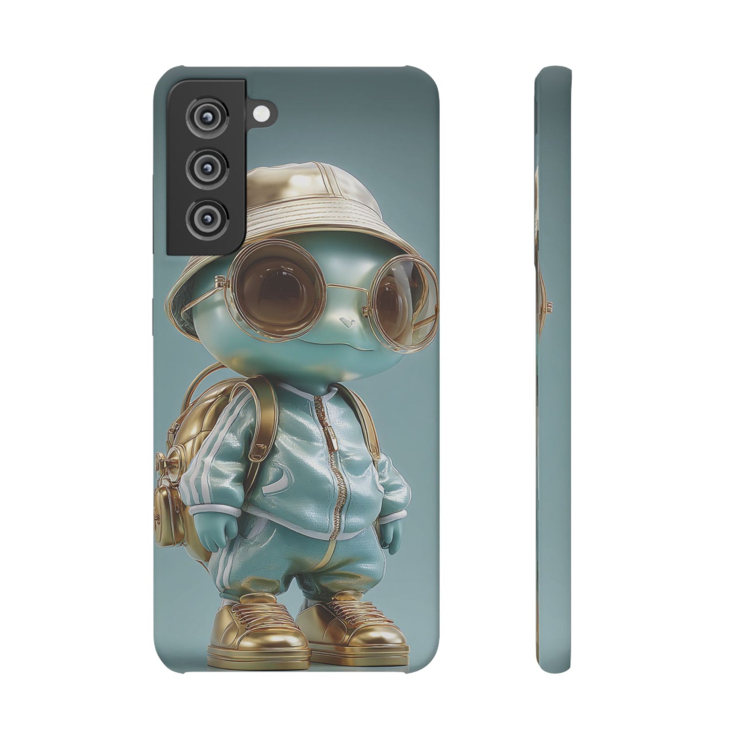 Trendy Character Snap Case for Phone, Cute Phone Cover, Gift for Kids, Cartoon Style Gadget Accessory, Fun Phone Protection
