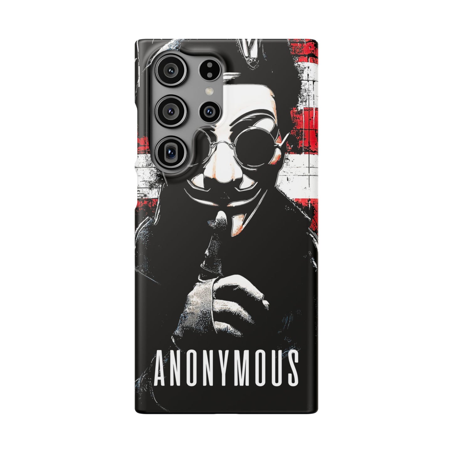 Anonimous & Guy Fawkes Art Snap Case and Protective Phone Cover For iPhone and Samsung