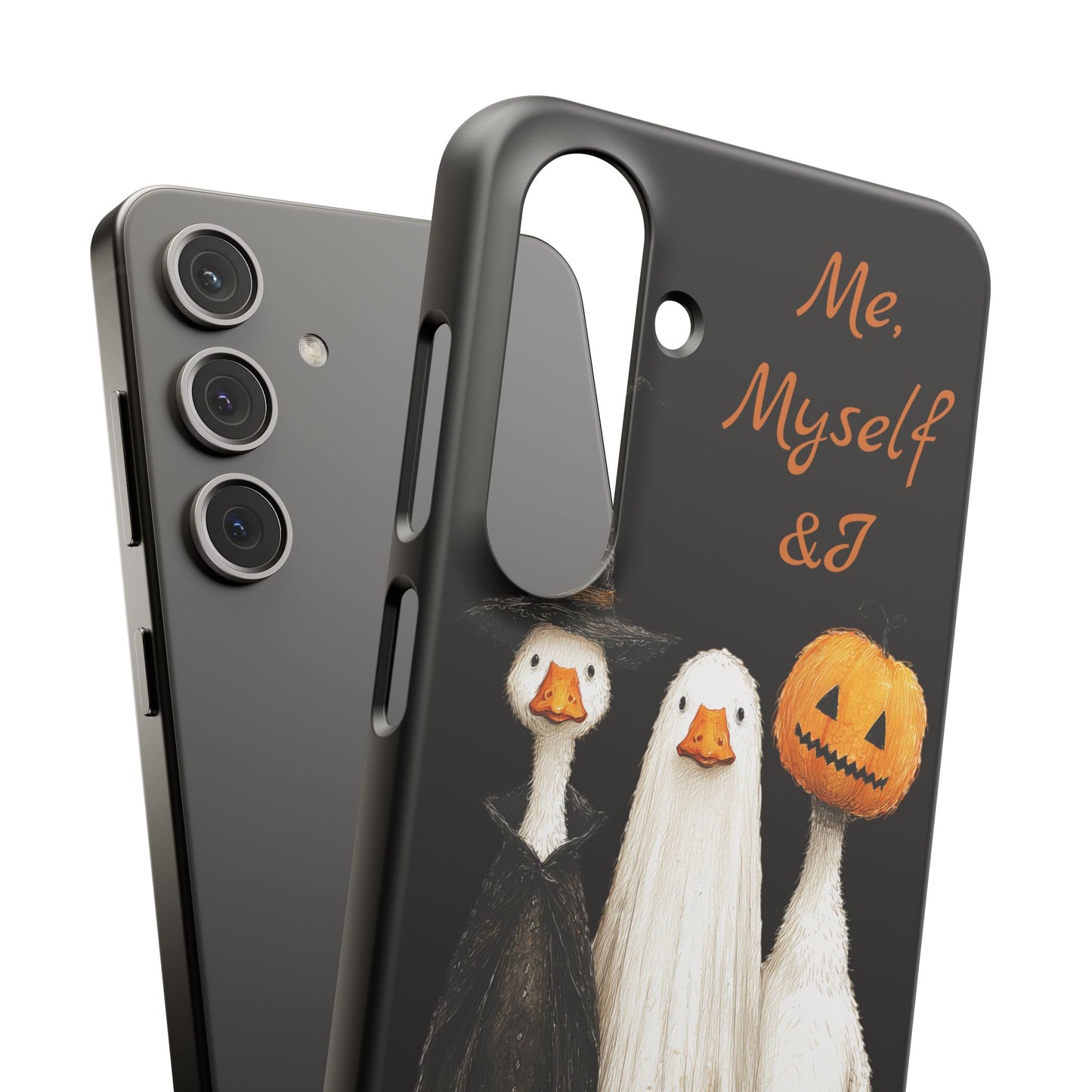 Halloween Goose Snap Case, Funny Goose Phone Case, Fall Accessories, Cute Halloween Gift, Me Myself & I Design