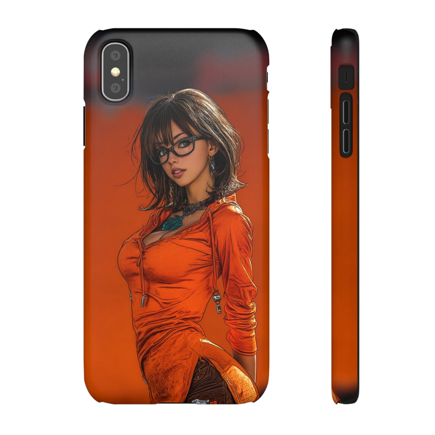 Velma Dinkley Cleveland Browns Fan Snap Cases, Phone Cover, Cartoon Style Art, Custom Case, Protective Shell