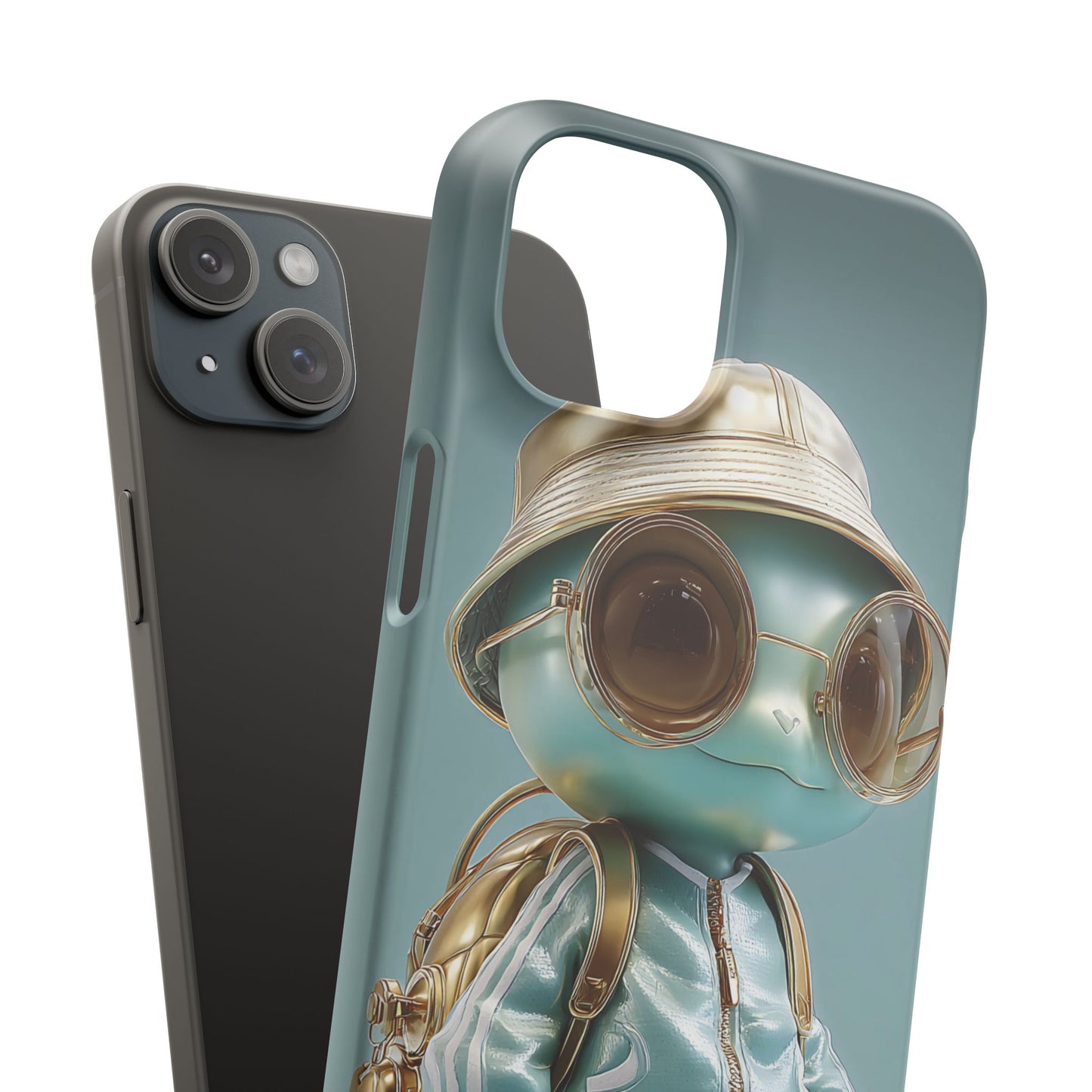 Trendy Character Snap Case for Phone, Cute Phone Cover, Gift for Kids, Cartoon Style Gadget Accessory, Fun Phone Protection