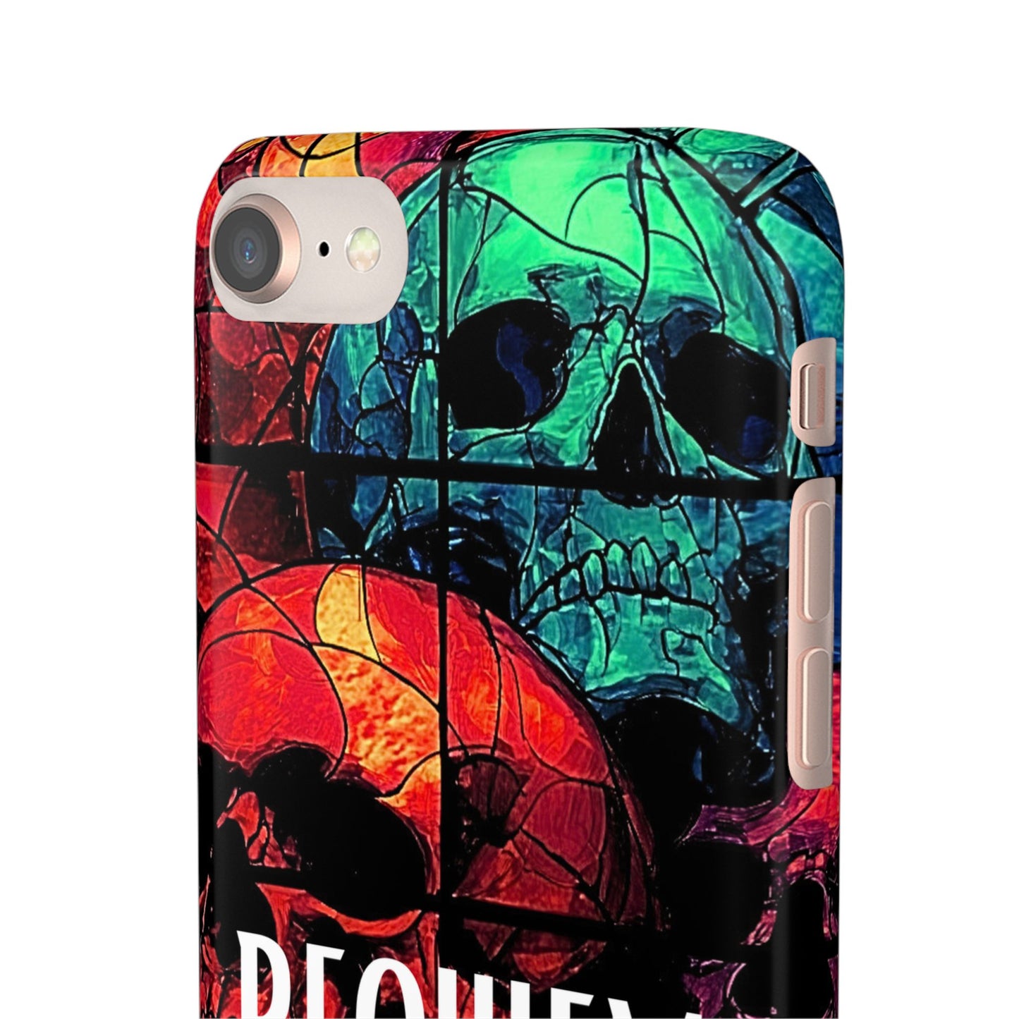 Halloween Custom Requiem Skull Snap Case Phone Cover for iPhone and Samsung