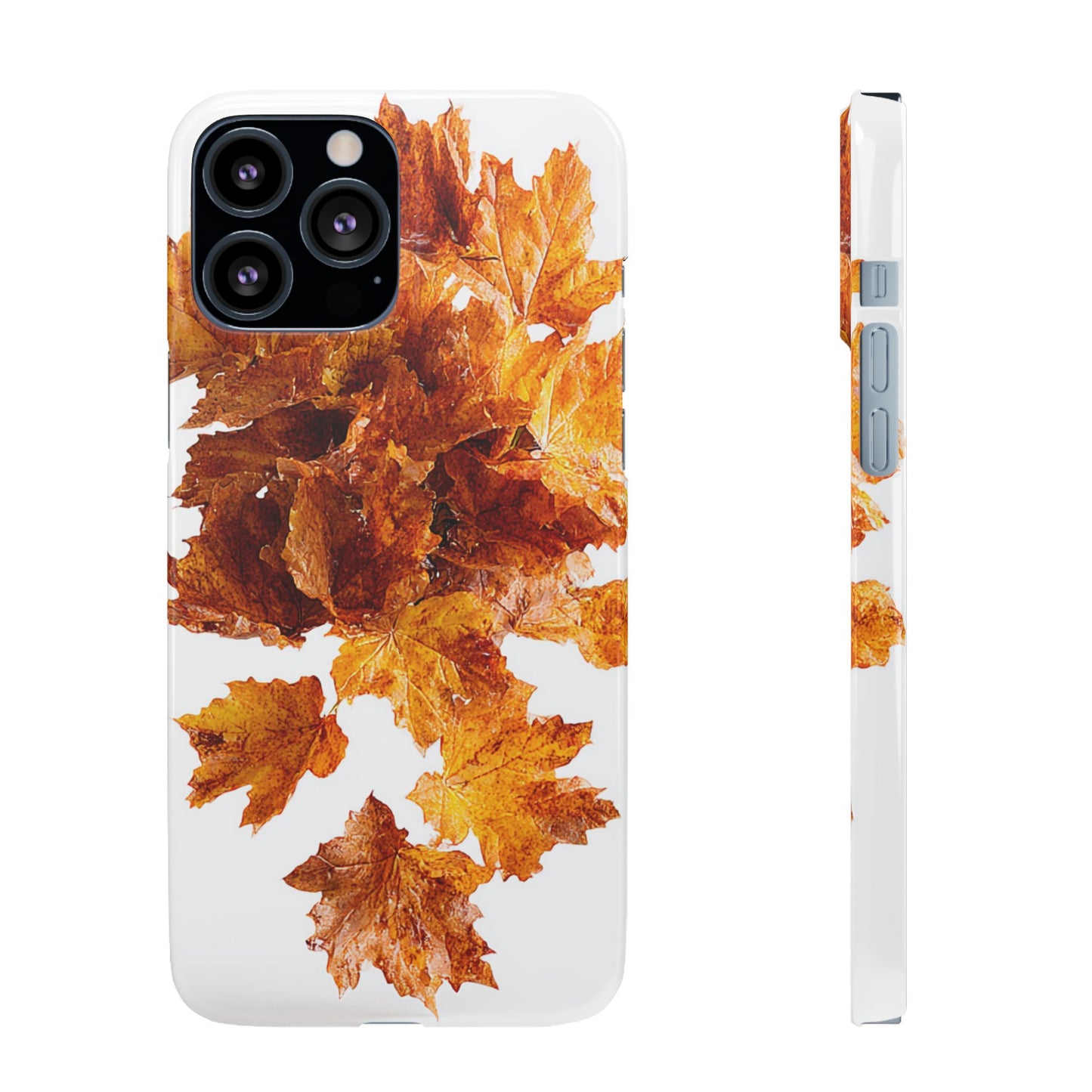 Autumn Leaf Phone Case | Fall Snap Cases, Phone Accessories, Nature Lover Gift, Seasonal Decor, Cozy Fall Vibes