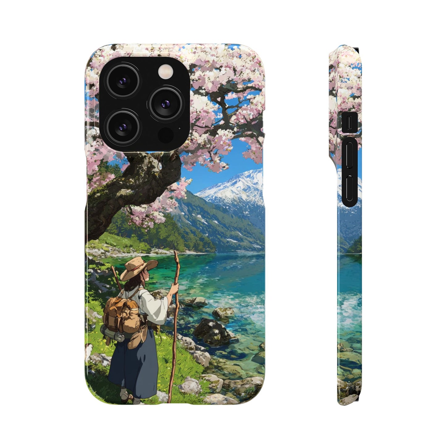 Nature-Inspired Snap Cases for Phone Protection, Floral Phone Covers, Cherry Blossom Aesthetic, Gifts for Nature Lovers, Spring Accessories