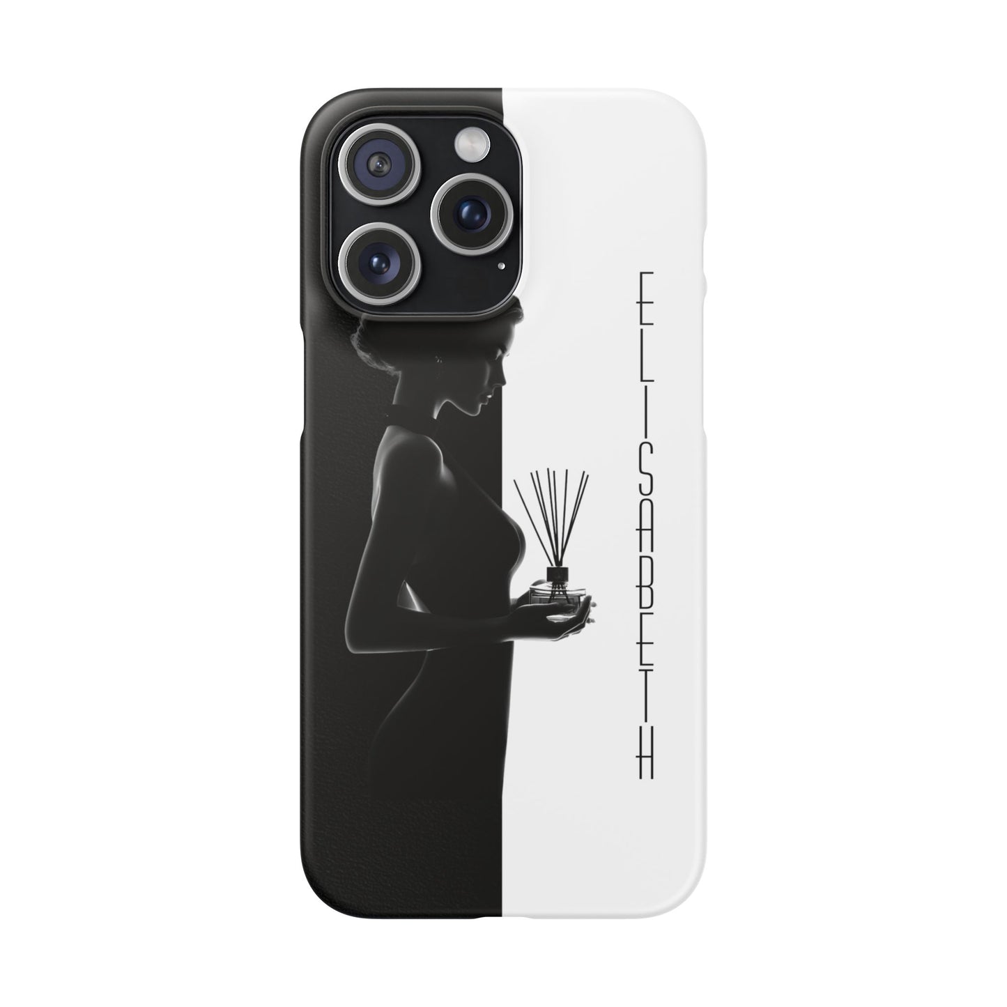 Custom Black and White Snap Case for Women Phone Cover for iPhone and Samsung