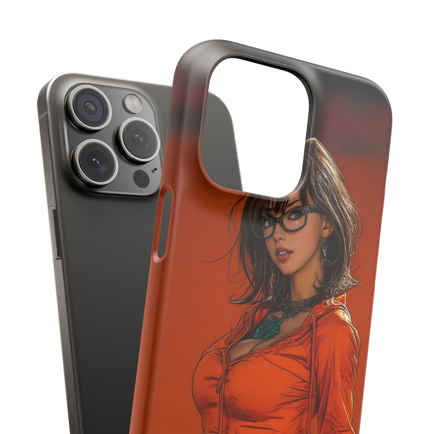Velma Dinkley Cleveland Browns Fan Snap Cases, Phone Cover, Cartoon Style Art, Custom Case, Protective Shell