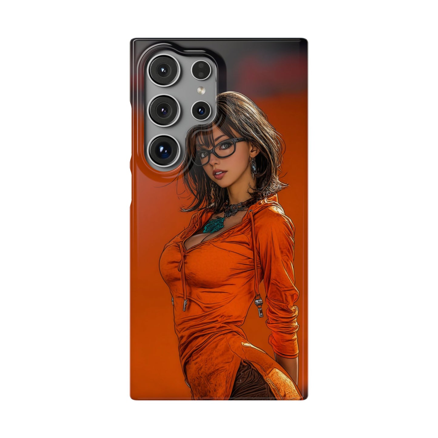 Velma Dinkley Cleveland Browns Fan Snap Cases, Phone Cover, Cartoon Style Art, Custom Case, Protective Shell