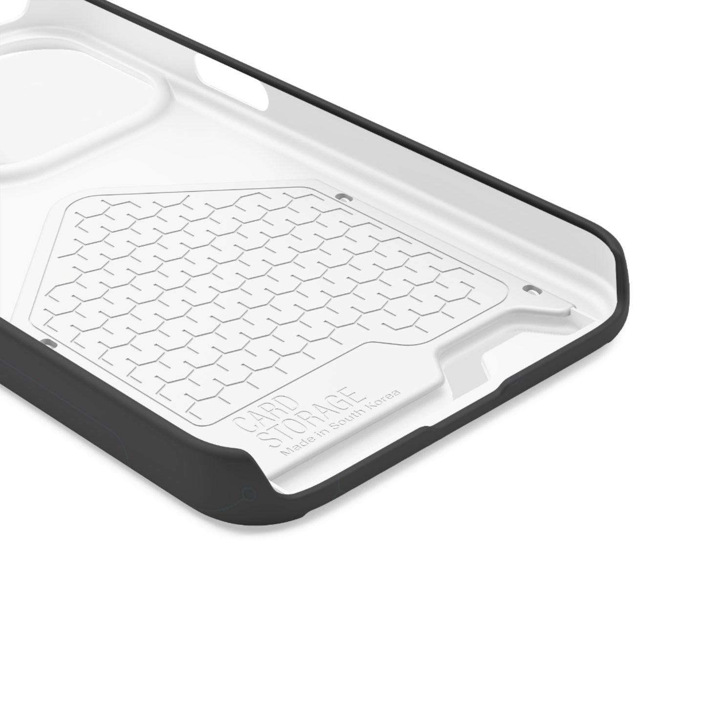 Techy Phone Case with Card Holder, Trendy Gadget Accessory, Cool Gift for Tech Lovers, Phone Protection, Modern Design for Everyday Use