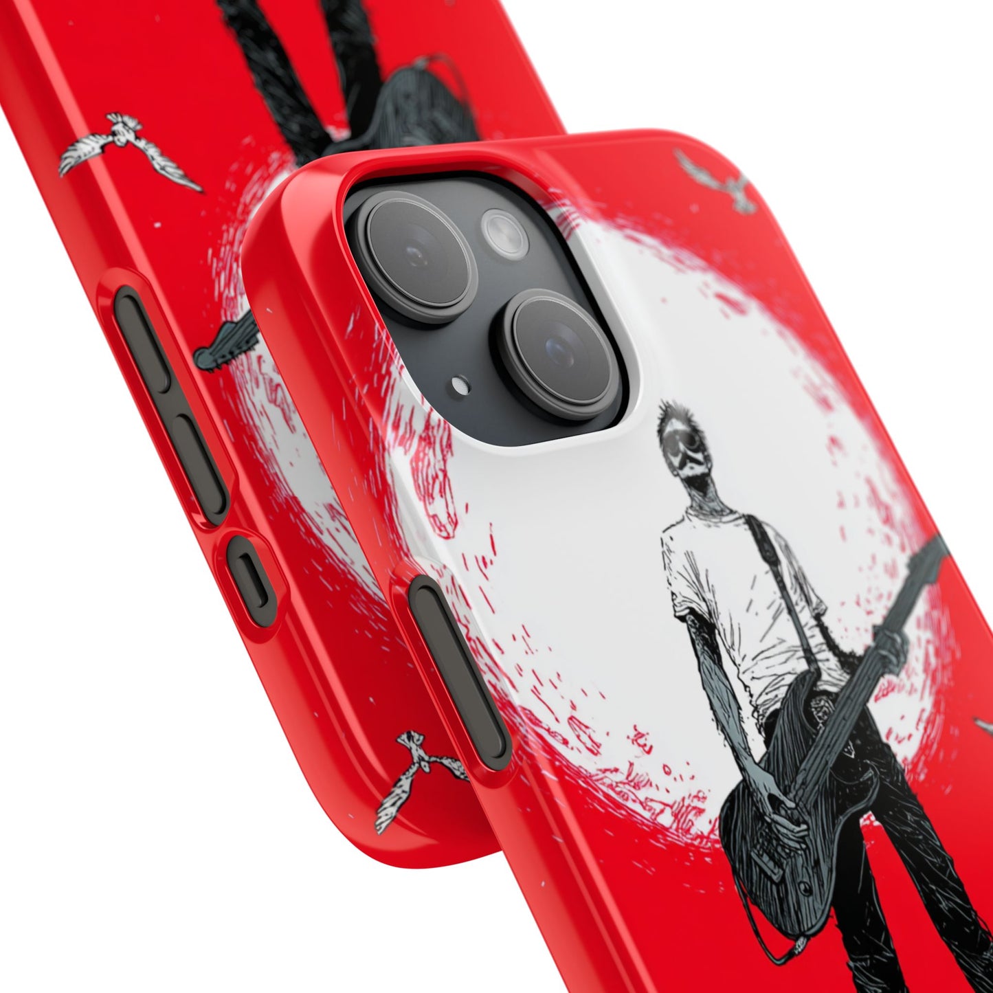 Rock & Roll Snap Cases - Music Lover's Phone Protection, Edgy Art, Gift for Guitarists, Cool Accessory for Teens
