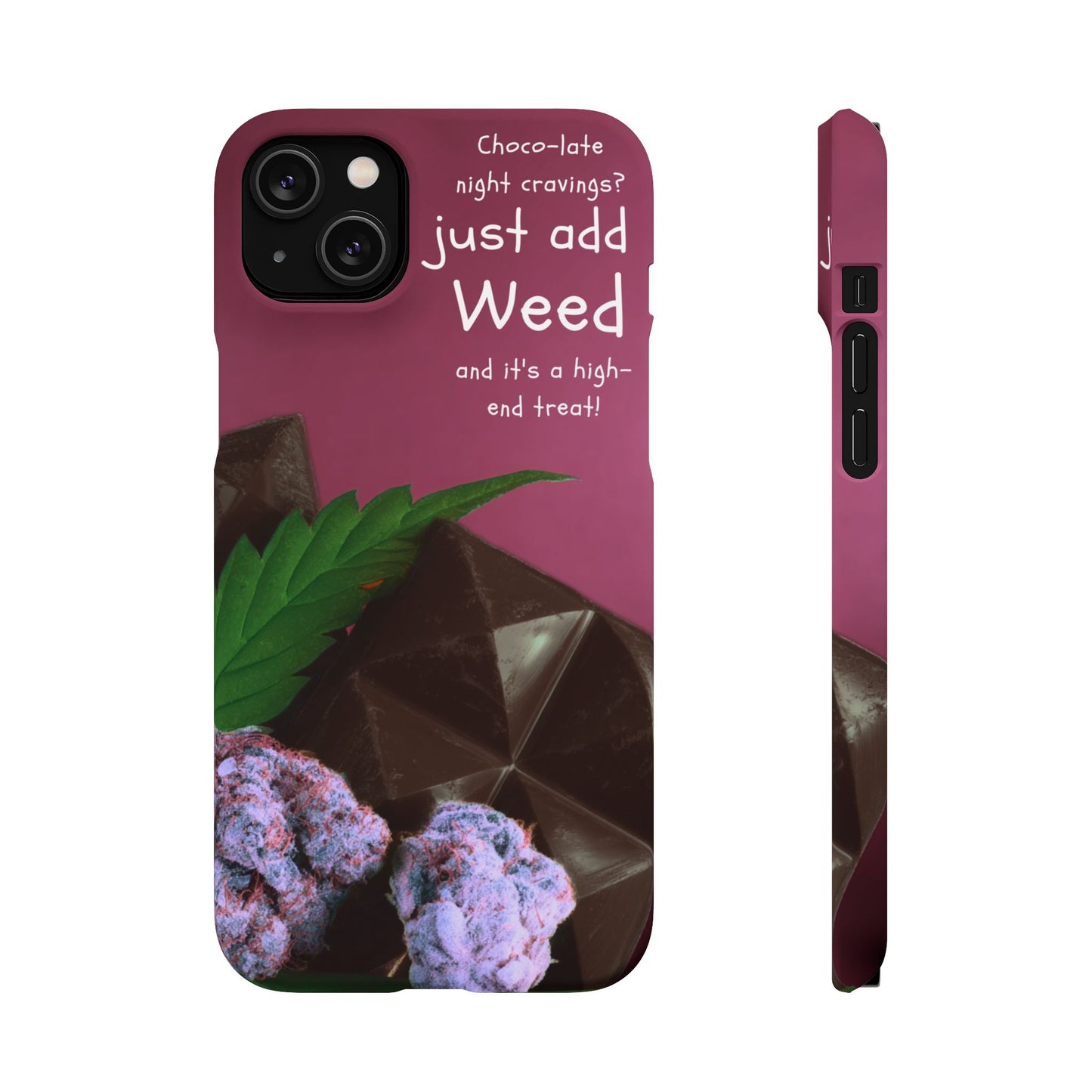High-End Treat Snap Cases for Weed Enthusiasts Iphone and Samsung Phone Cover