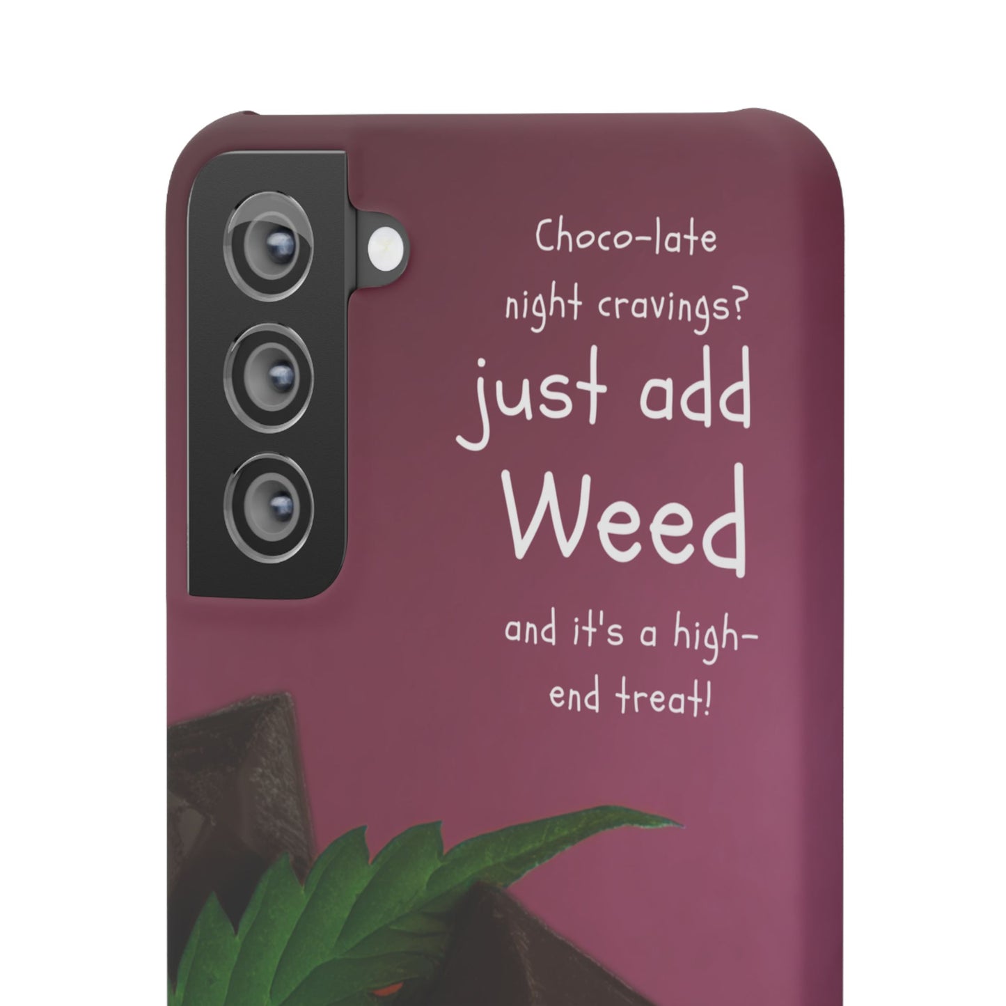 High-End Treat Snap Cases for Weed Enthusiasts Iphone and Samsung Phone Cover