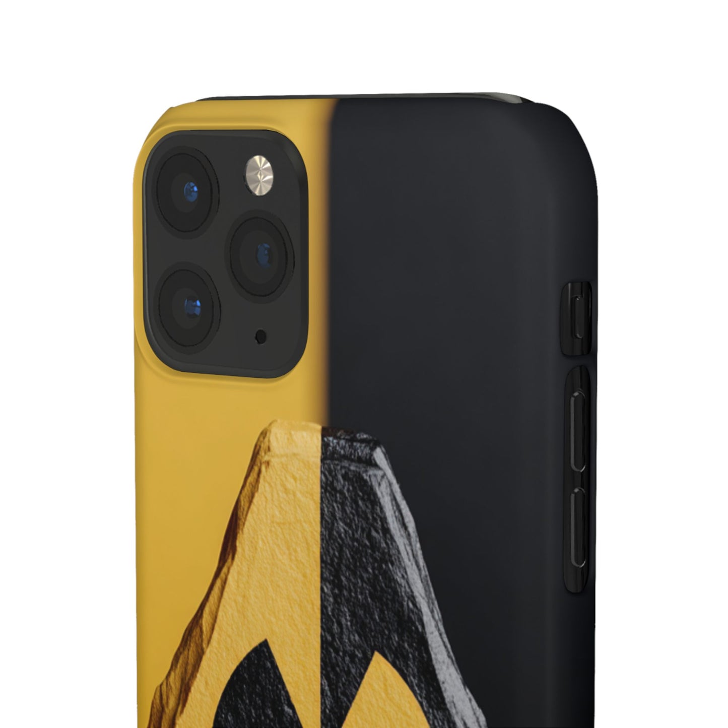 Bold Graphic Snap Case, Radiation Symbol Phone Cover, Trendy Phone Accessory, Unique Gift for Tech Lovers, Stylish Mobile Case