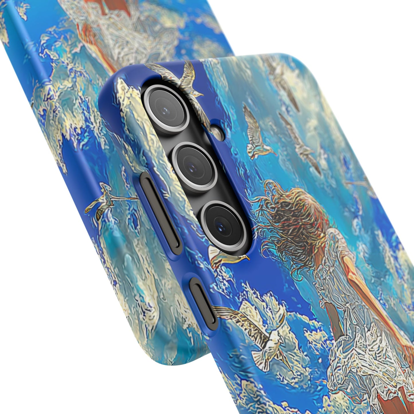 Dreamy Seaside Snap Case, Ocean Waves Phone Cover, Summer Vibe Gift, Cute Aesthetic Accessory, Beach Lover Case