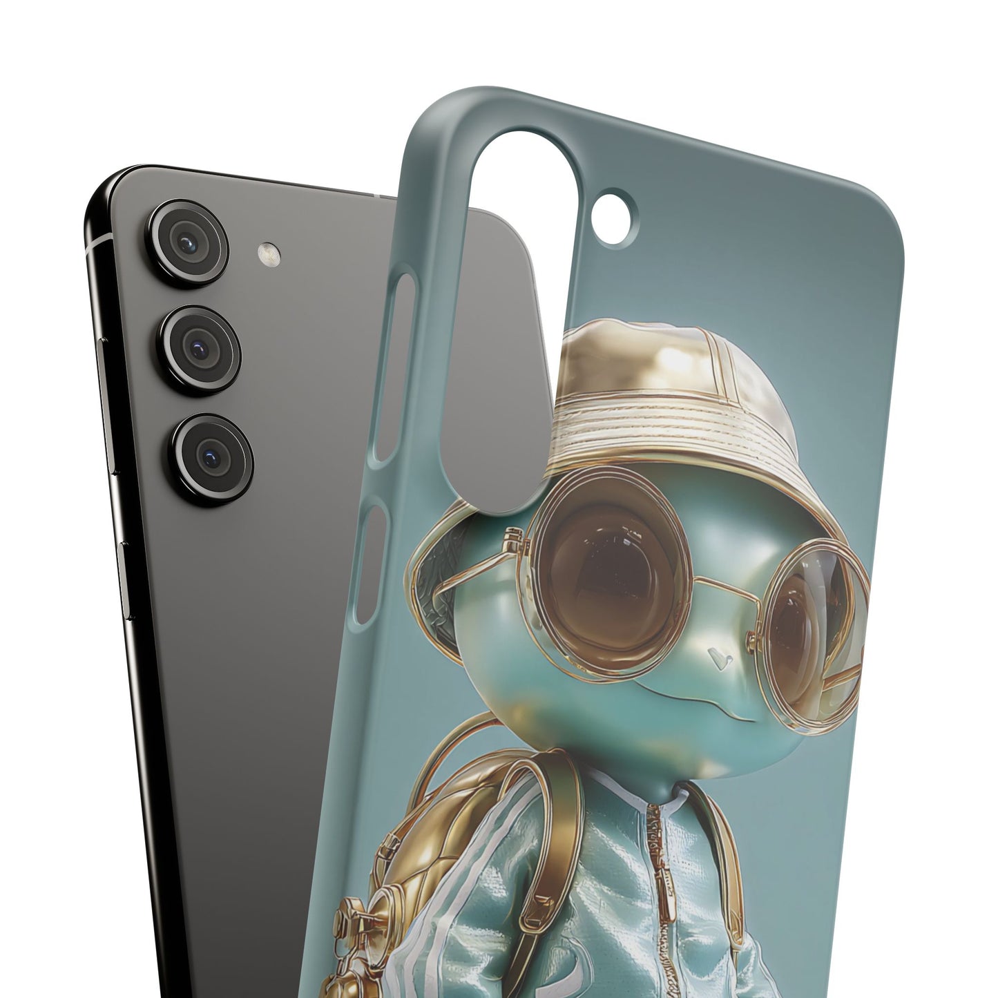 Trendy Character Snap Case for Phone, Cute Phone Cover, Gift for Kids, Cartoon Style Gadget Accessory, Fun Phone Protection