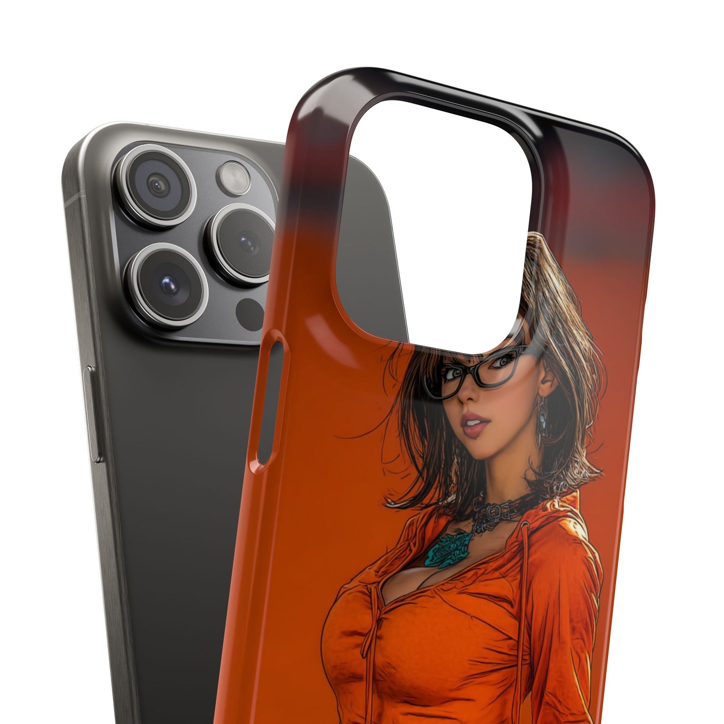 Velma Dinkley Cleveland Browns Fan Snap Cases, Phone Cover, Cartoon Style Art, Custom Case, Protective Shell