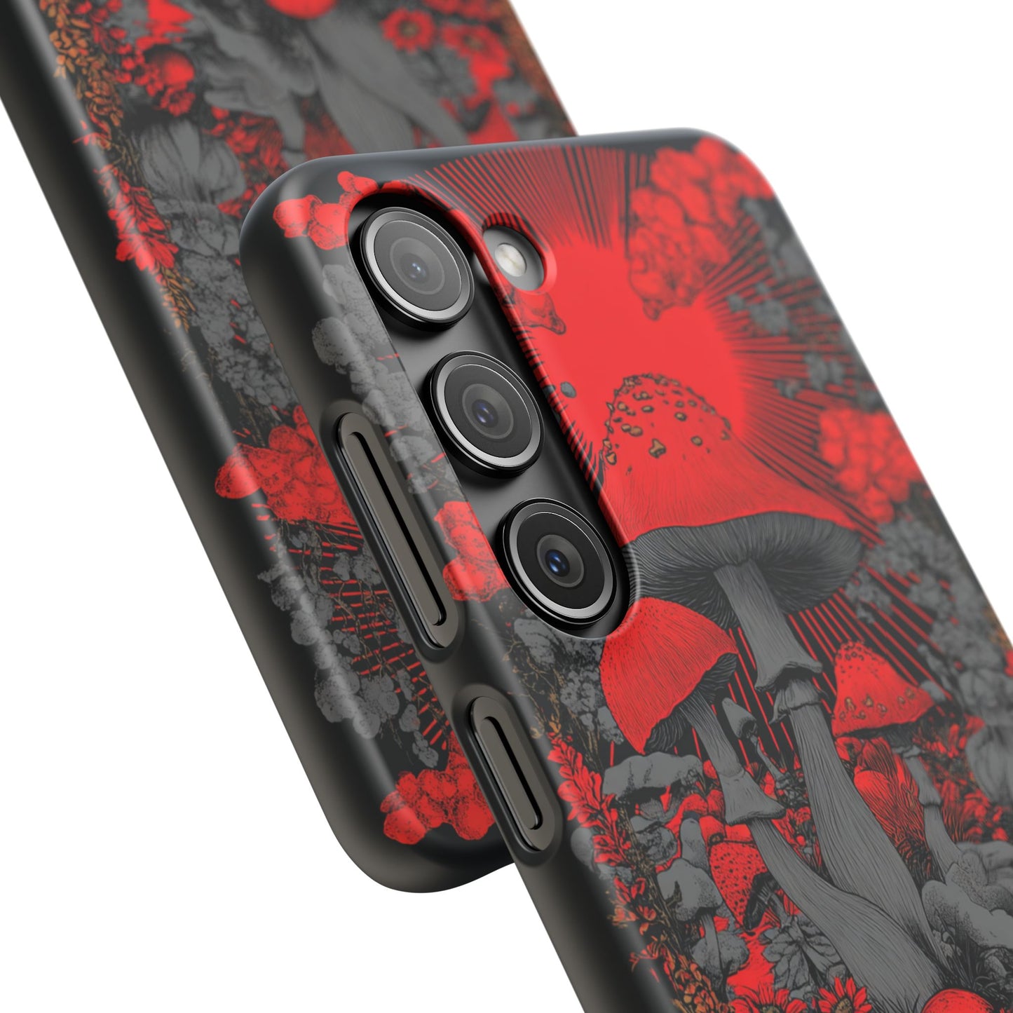 Fantasy Mushroom Snap Case Custom Phone Cover for iPhone and Samsung Mate and Glossy Avvialable