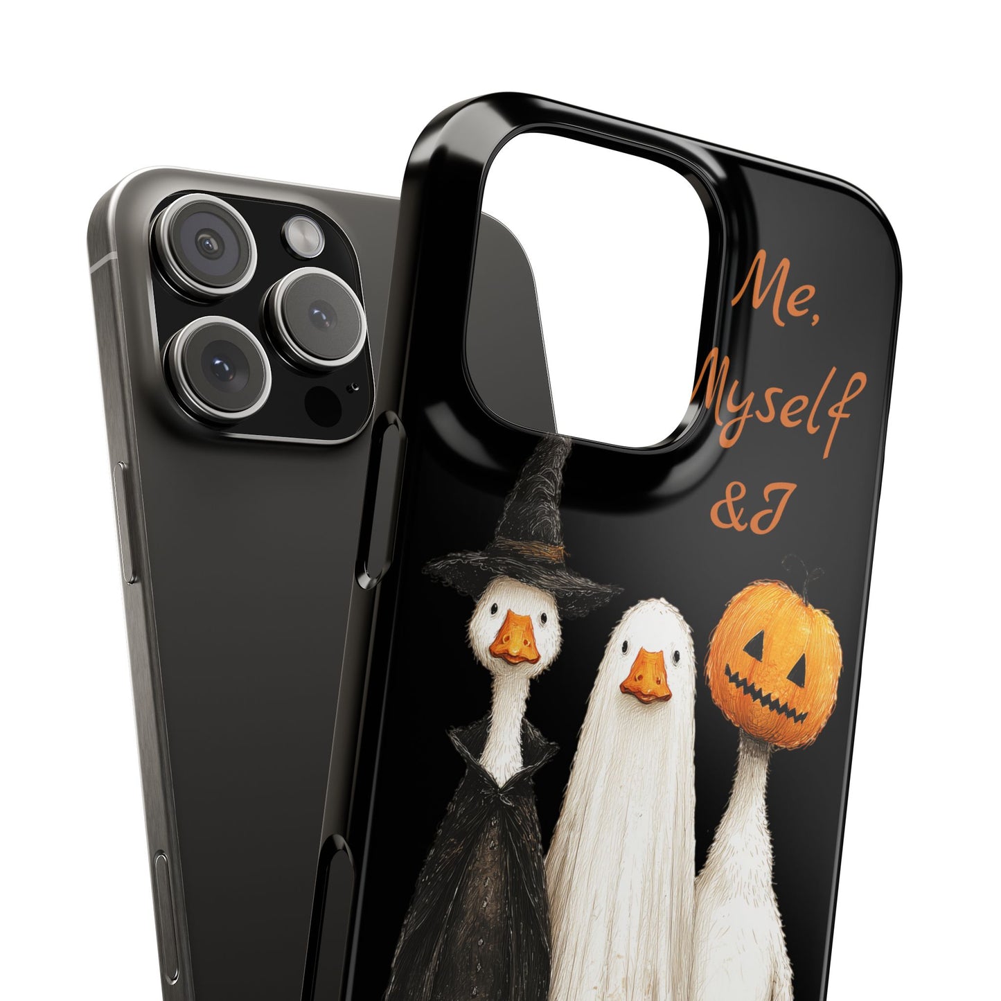 Halloween Goose Snap Case, Funny Goose Phone Case, Fall Accessories, Cute Halloween Gift, Me Myself & I Design
