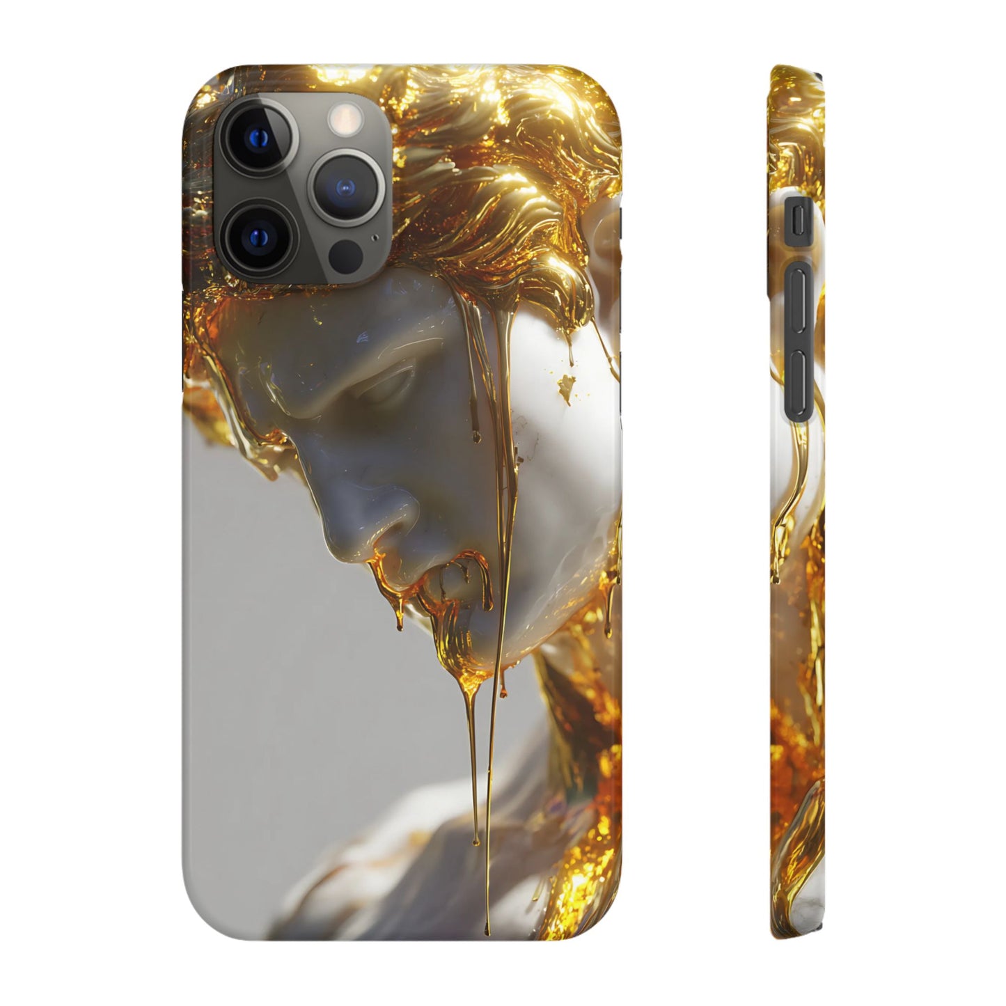 Gold Goddess Art Snap Case, Artistic Phone Cover, Unique Phone Accessory, Gift for Art Lovers, Stylish Protection