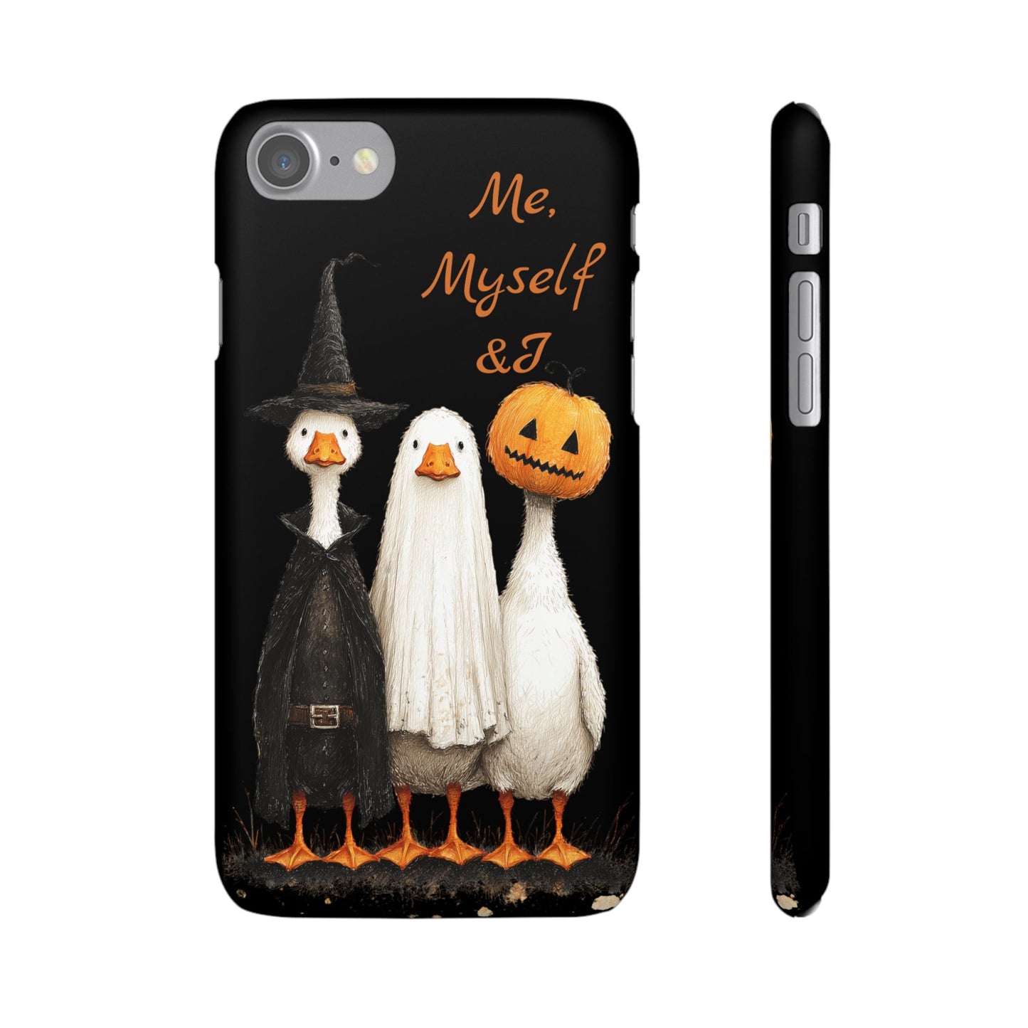 Halloween Goose Snap Case, Funny Goose Phone Case, Fall Accessories, Cute Halloween Gift, Me Myself & I Design