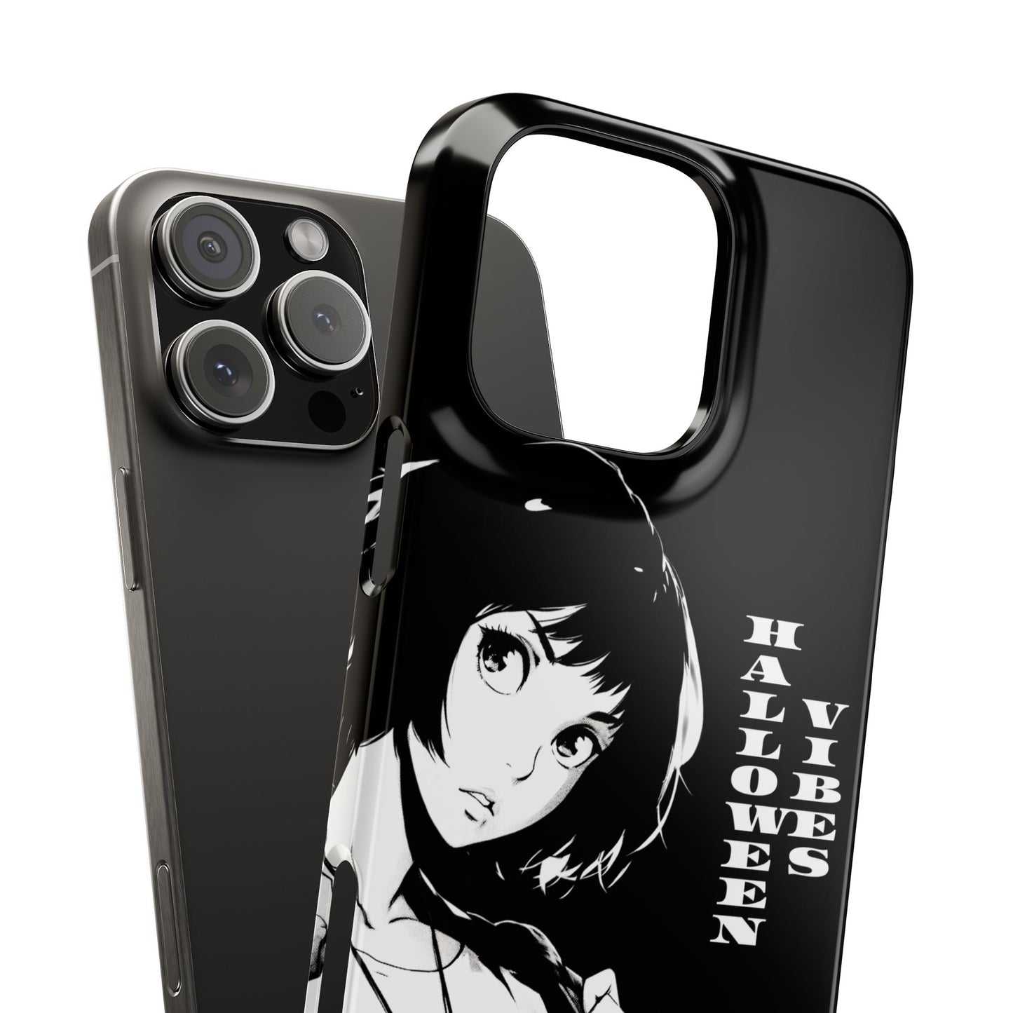 Halloween Vibes Snap Case Black and White Protective Phone Cover for iPhone and Samsung