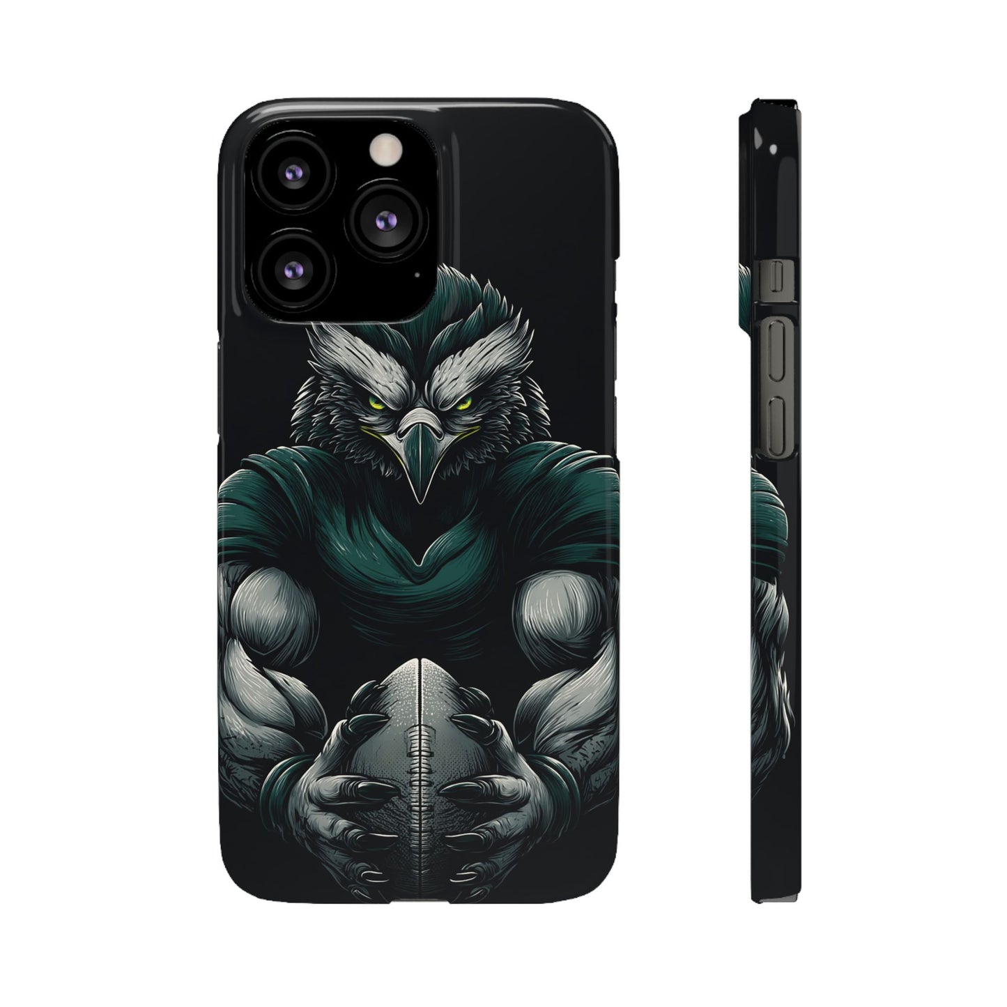 Philadelphia Eagles Art Snap Case, NFL Phone Cover, Sports Fan Gift, Football Team Accessories, Protective Cell Phone Shell