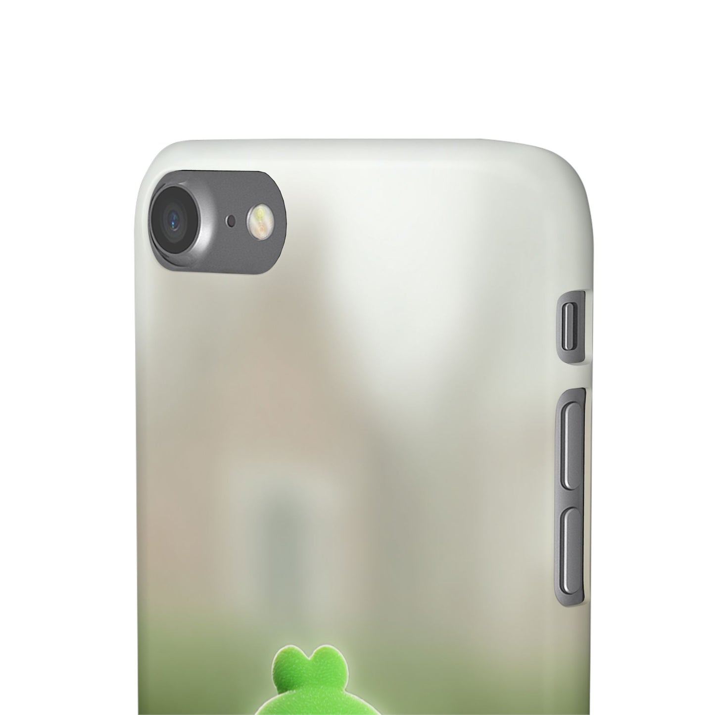 Cute Green Creature Phone Case, Snap Cases, Green Monster Phone Cover, Fun Phone Accessory, Playful Gift for Kids