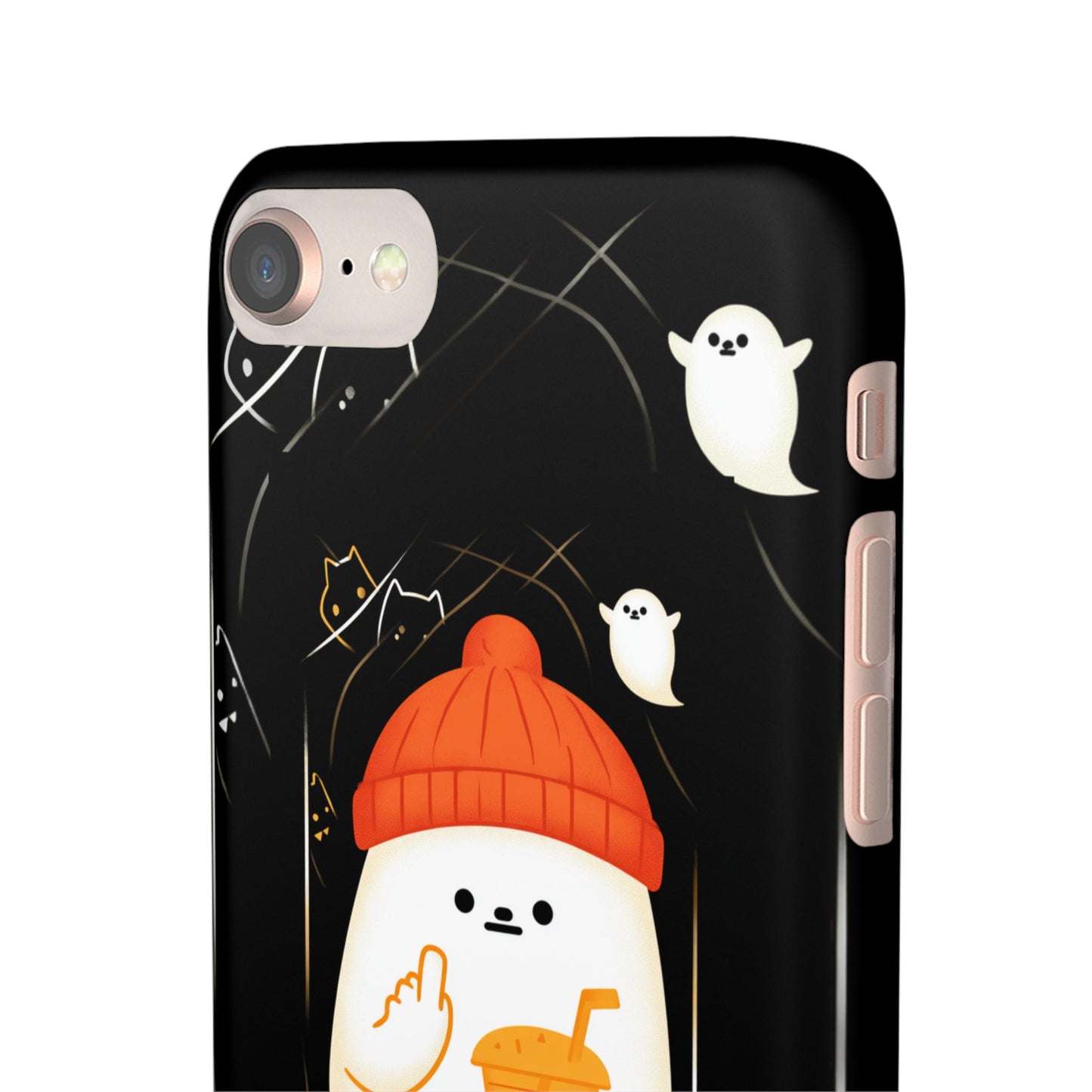 Spook You Halloween Ghost Snap Case Kawaii Protective Phone Cover for iPhone and Samsung