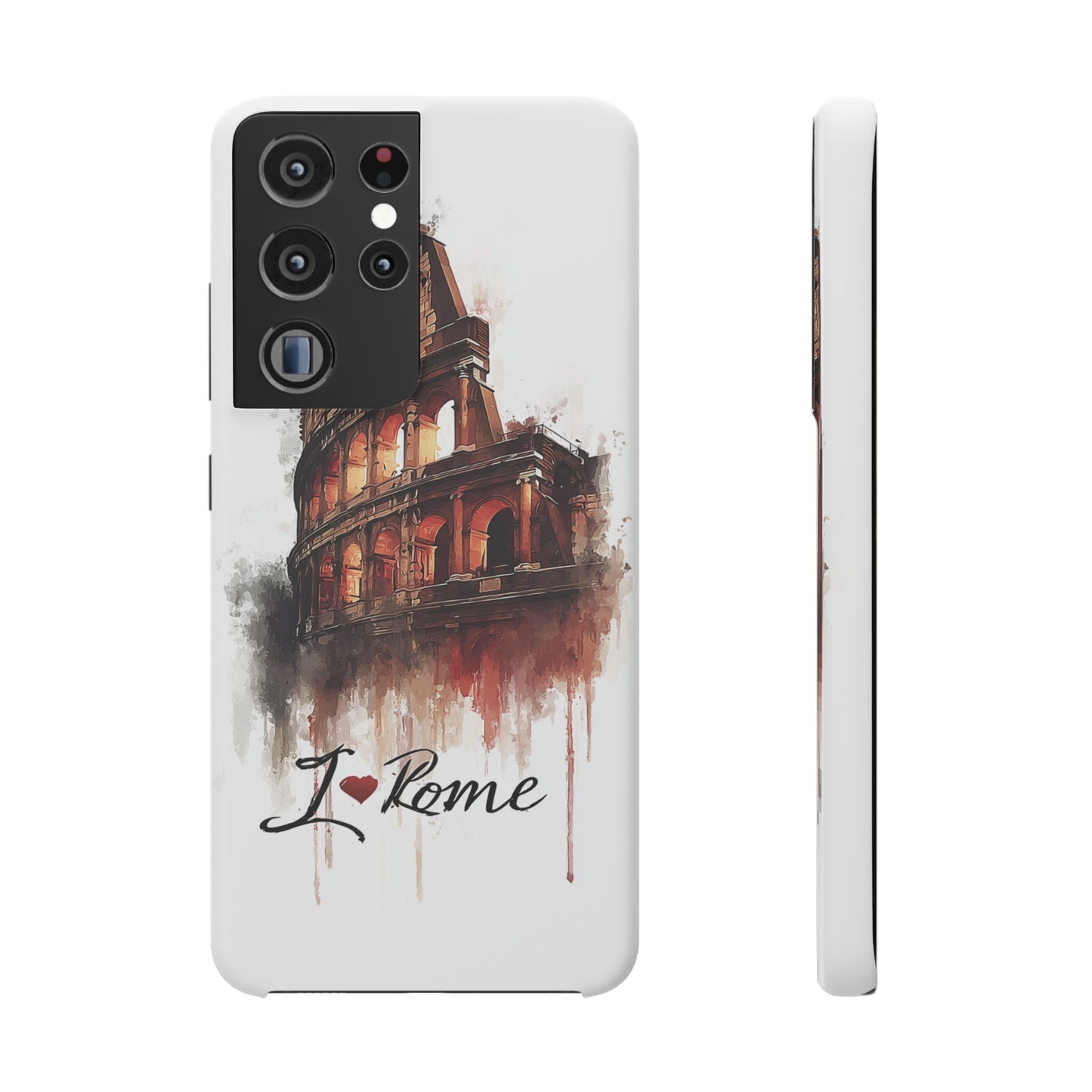 I Love Rome Snap Cases, Urban Phone Covers, Travel Accessories, Gift for Travelers, City Love Merch