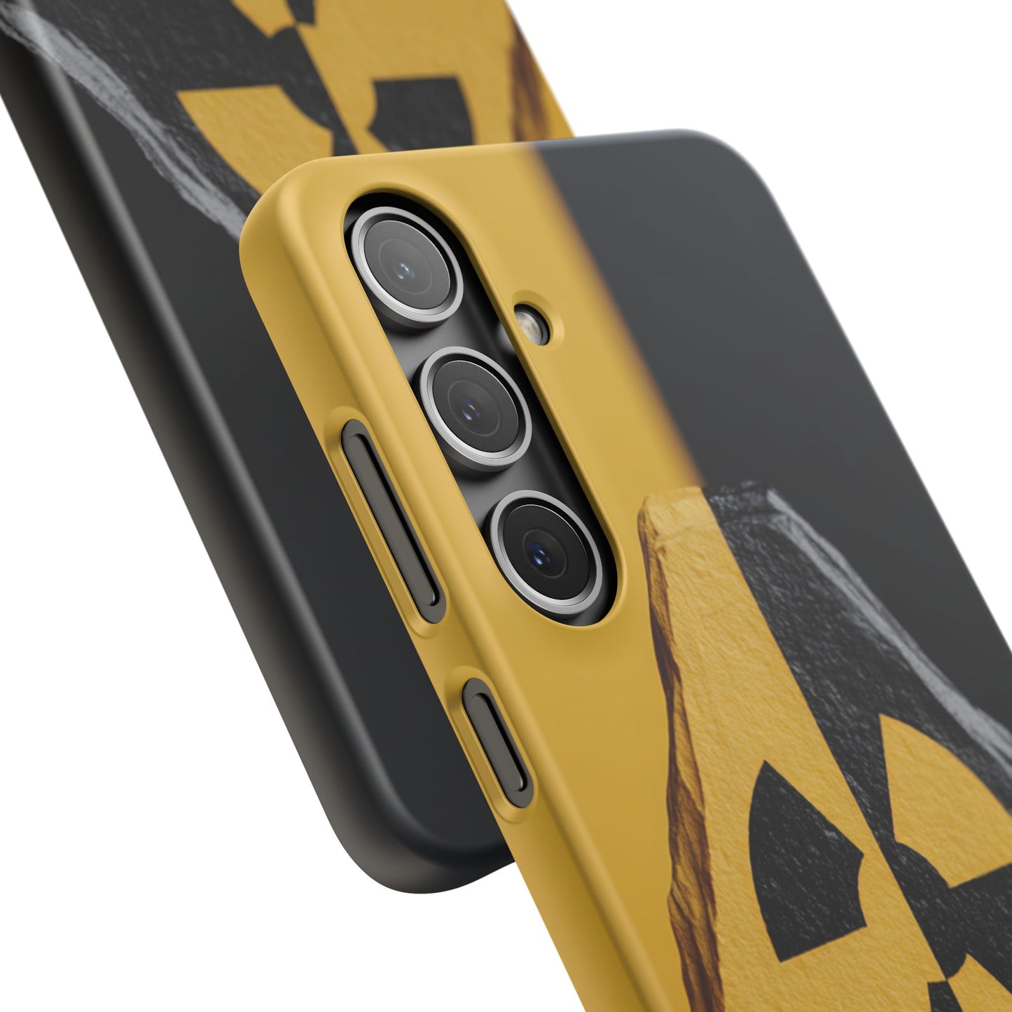 Bold Graphic Snap Case, Radiation Symbol Phone Cover, Trendy Phone Accessory, Unique Gift for Tech Lovers, Stylish Mobile Case