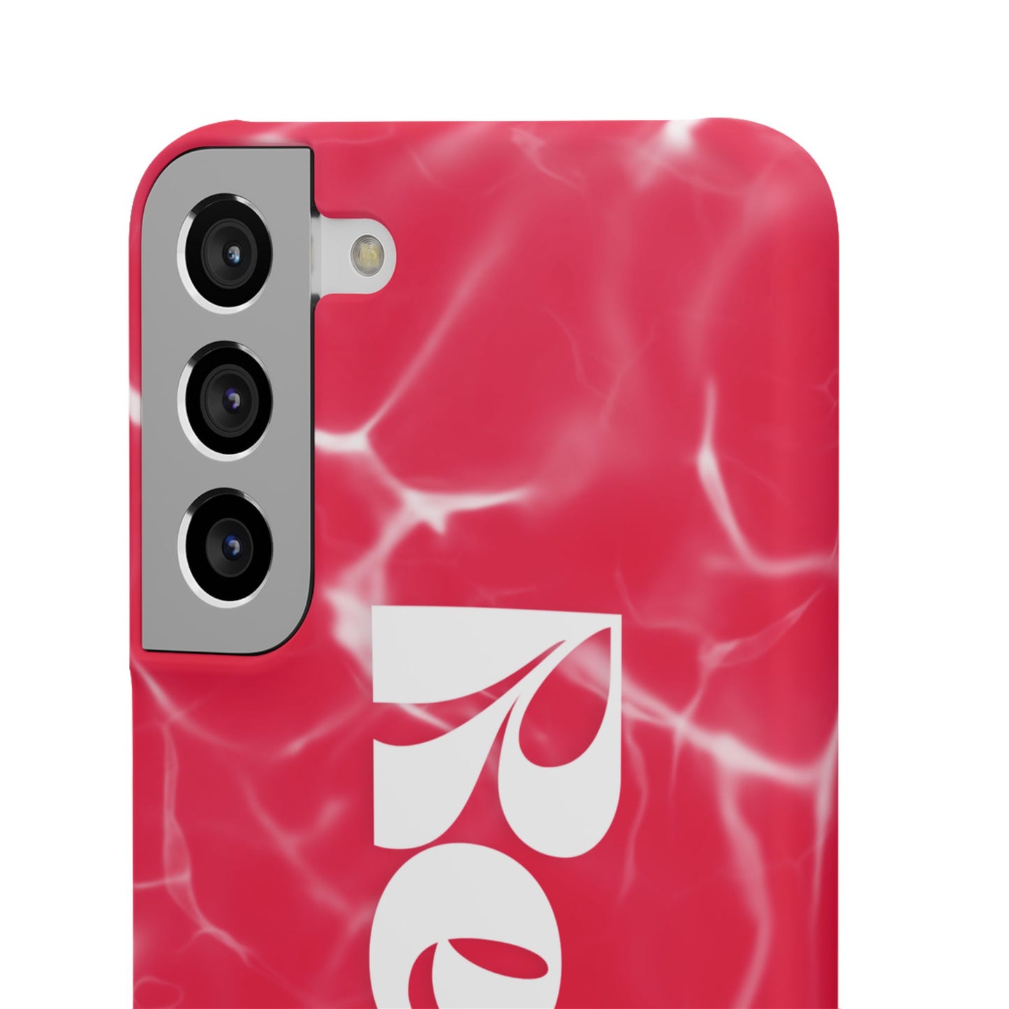 Vibrant Red Snap Case for iPhone, Trendy Phone Cover, Gift for Her, Summer Accessory, Stylish Tech Protection