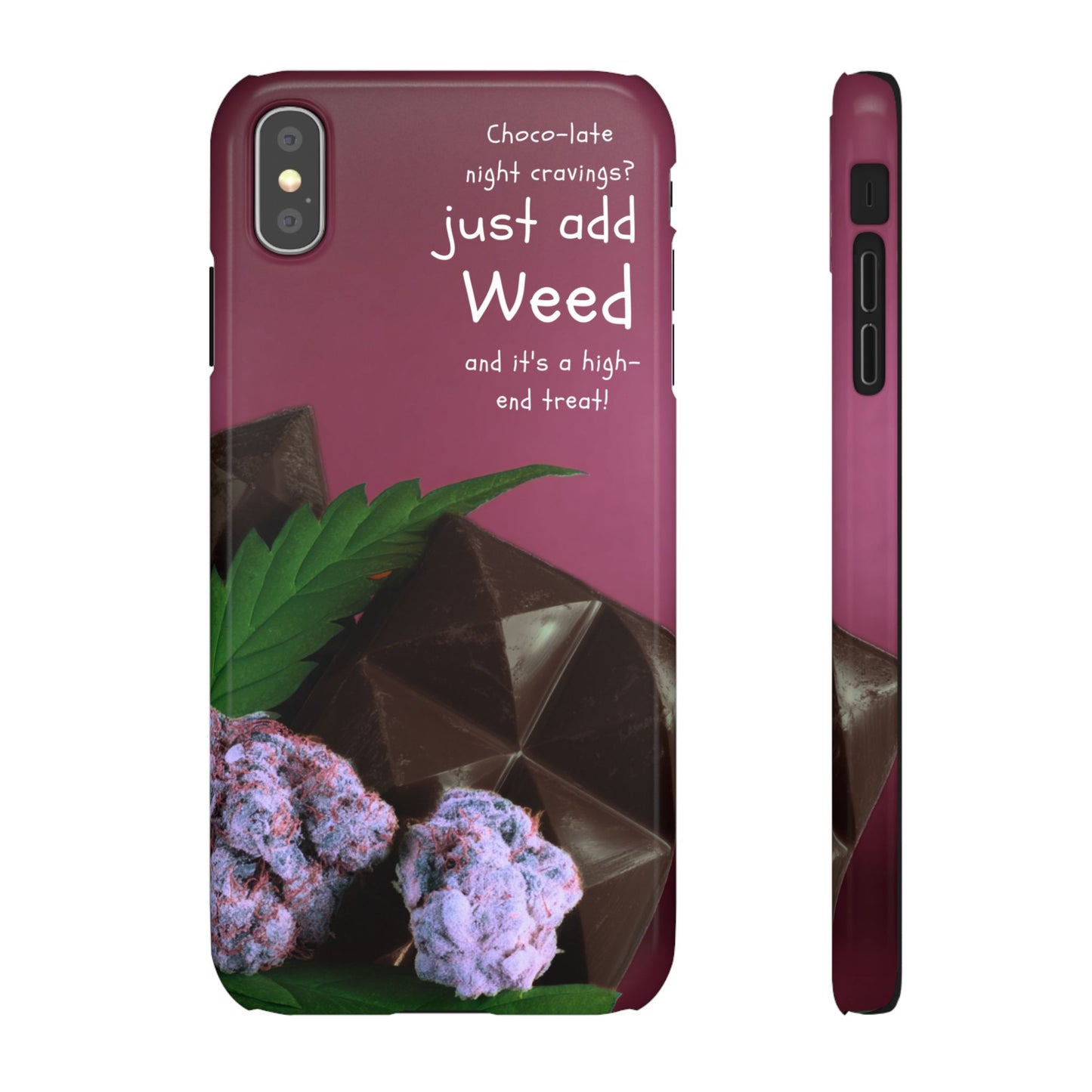 High-End Treat Snap Cases for Weed Enthusiasts Iphone and Samsung Phone Cover
