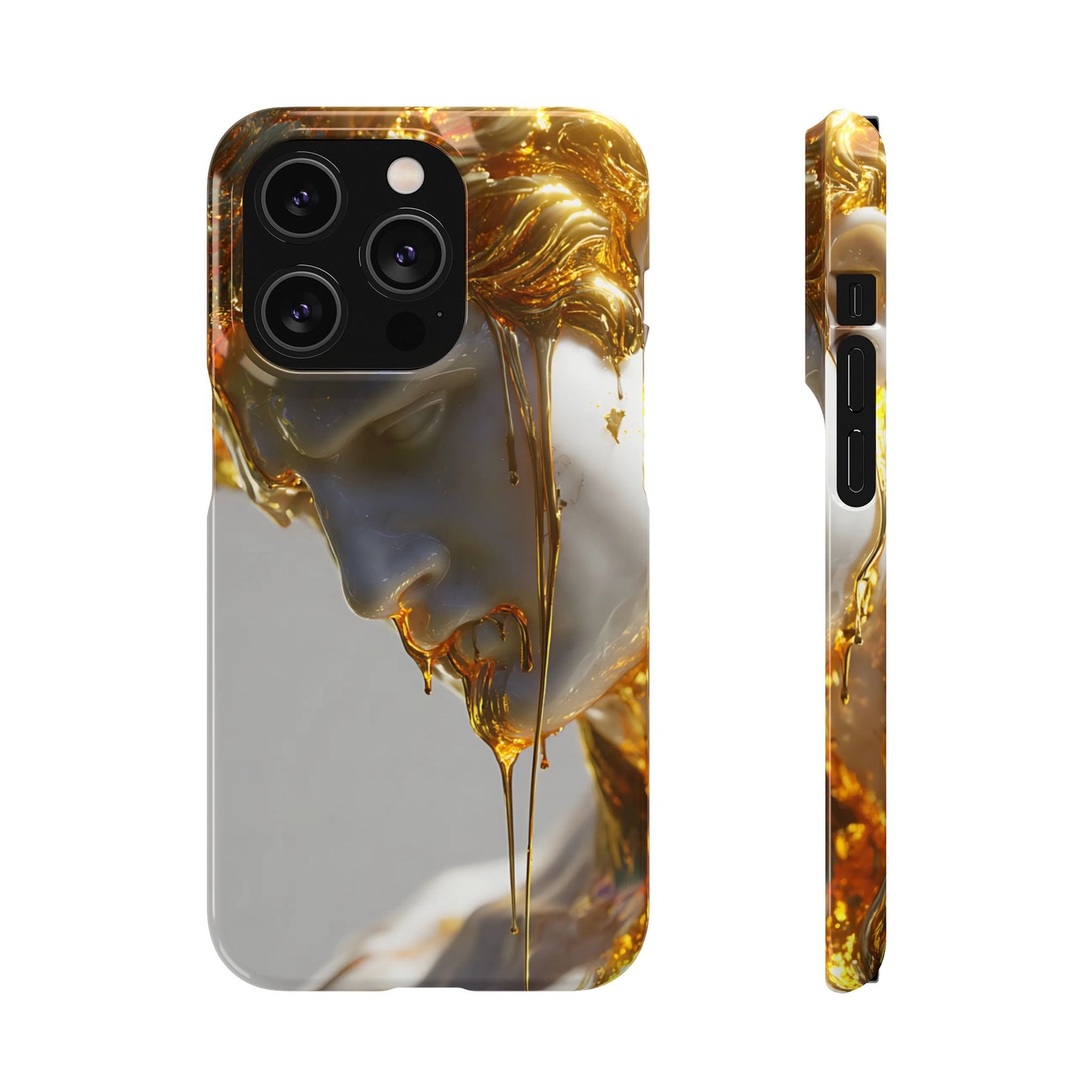 Gold Goddess Art Snap Case, Artistic Phone Cover, Unique Phone Accessory, Gift for Art Lovers, Stylish Protection