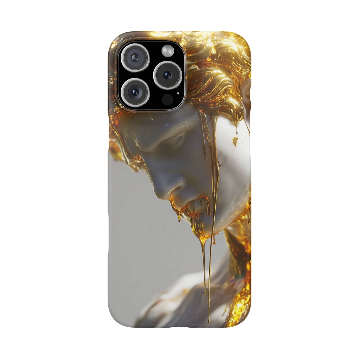 Gold Goddess Art Snap Case, Artistic Phone Cover, Unique Phone Accessory, Gift for Art Lovers, Stylish Protection