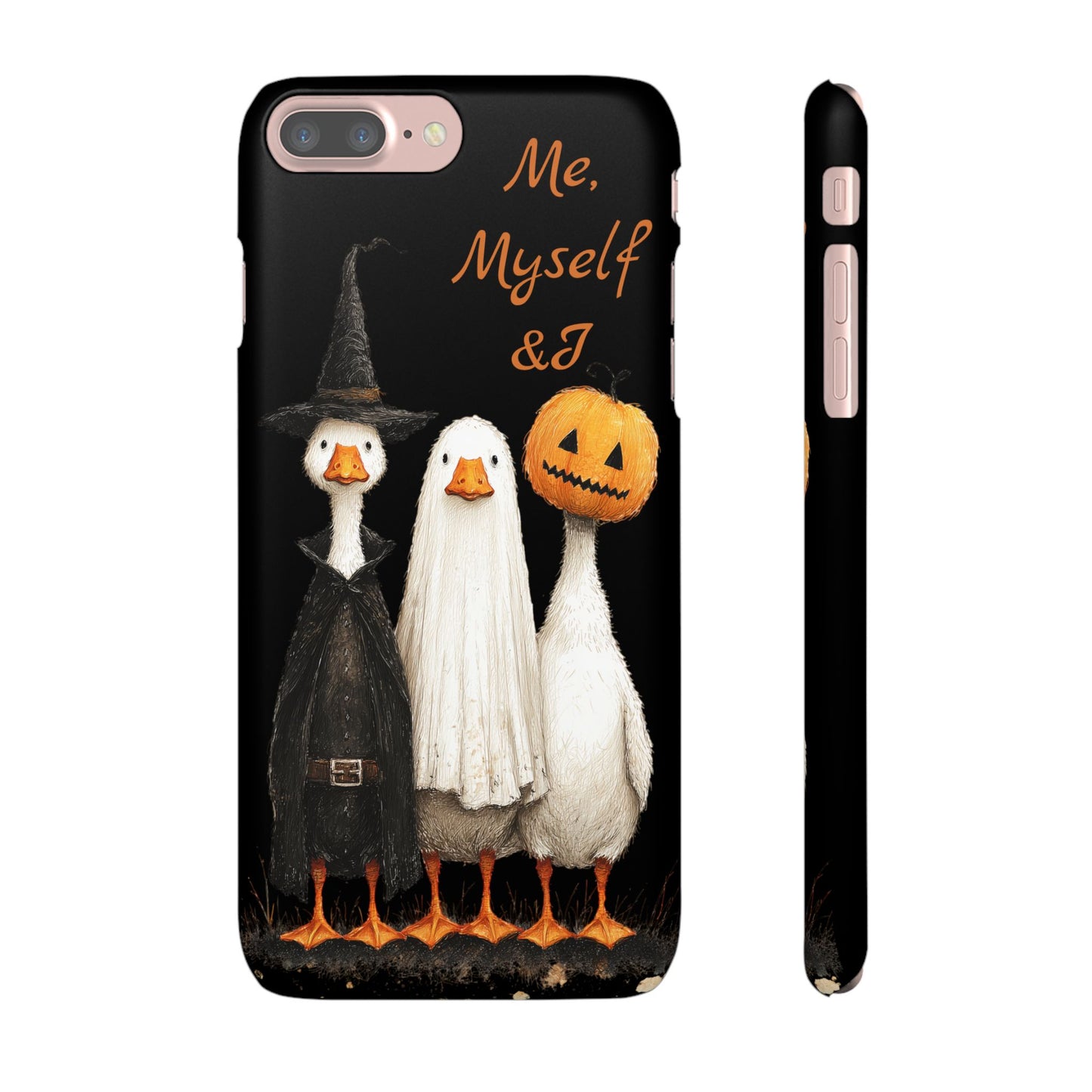 Halloween Goose Snap Case, Funny Goose Phone Case, Fall Accessories, Cute Halloween Gift, Me Myself & I Design