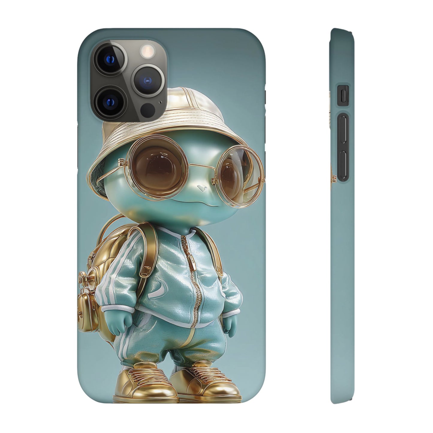 Trendy Character Snap Case for Phone, Cute Phone Cover, Gift for Kids, Cartoon Style Gadget Accessory, Fun Phone Protection
