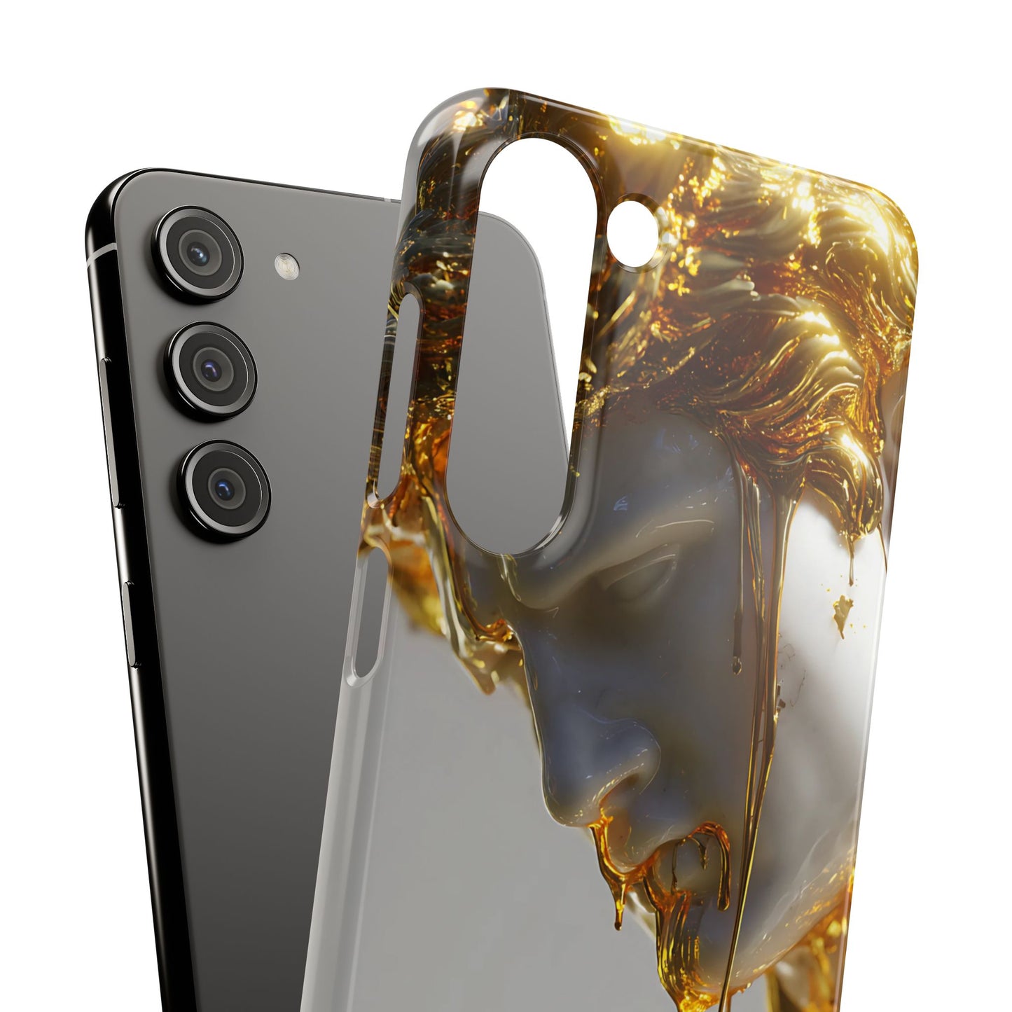 Gold Goddess Art Snap Case, Artistic Phone Cover, Unique Phone Accessory, Gift for Art Lovers, Stylish Protection