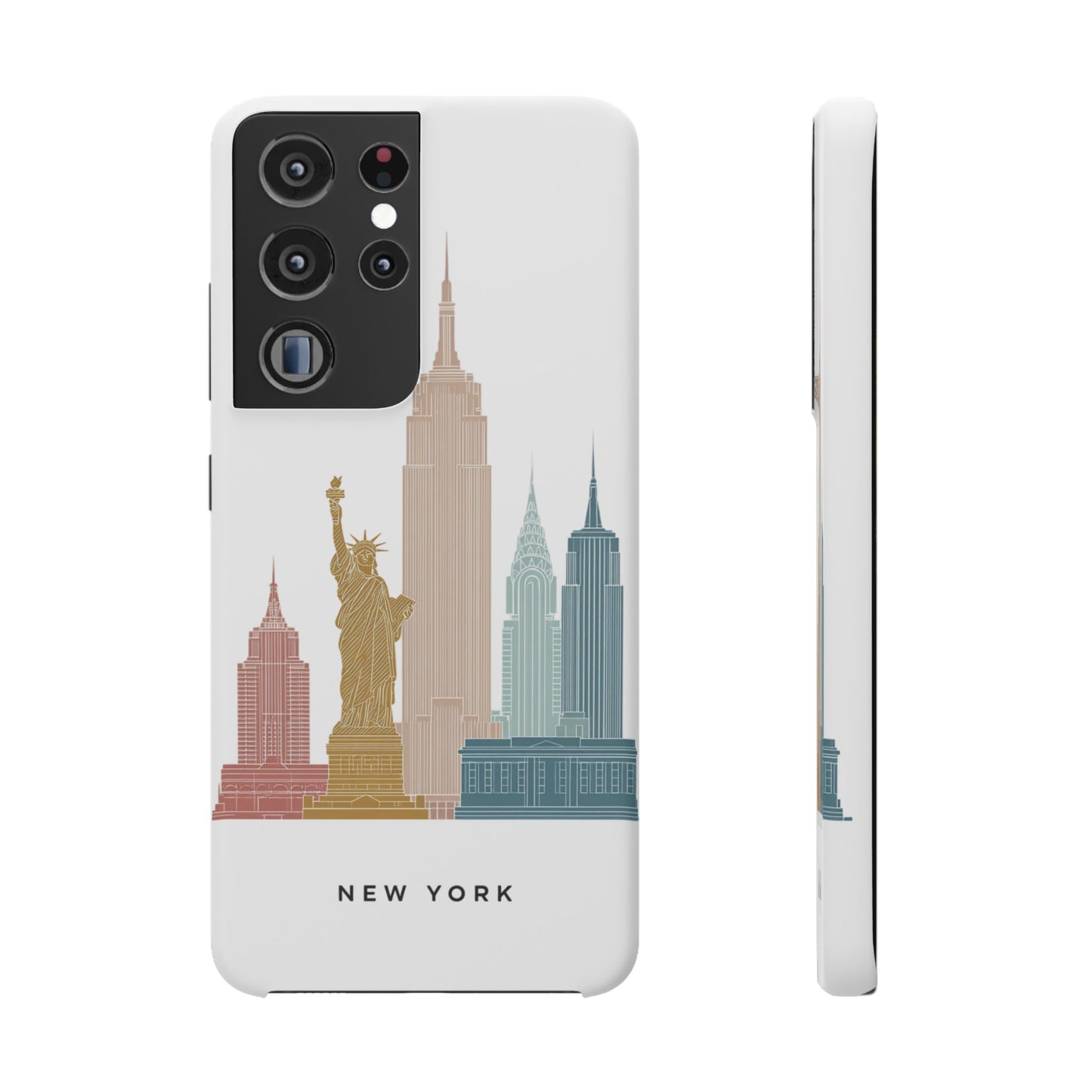 Stylish New York Snap Case, Urban Phone Cover, Cityscape Phone Case, Gift for Travelers, Trendy Protective Case