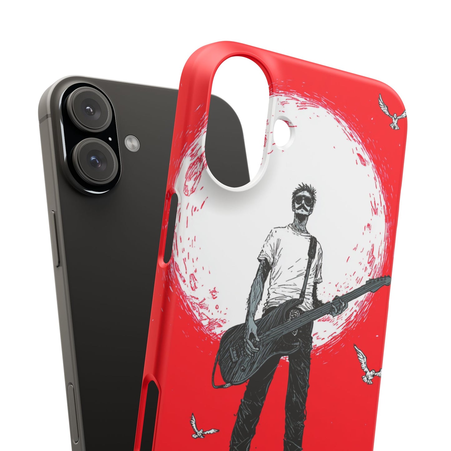 Rock & Roll Snap Cases - Music Lover's Phone Protection, Edgy Art, Gift for Guitarists, Cool Accessory for Teens