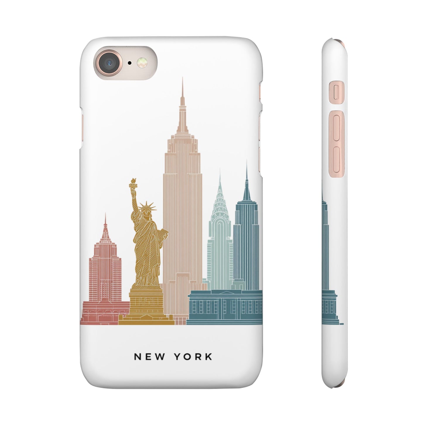 Stylish New York Snap Case, Urban Phone Cover, Cityscape Phone Case, Gift for Travelers, Trendy Protective Case