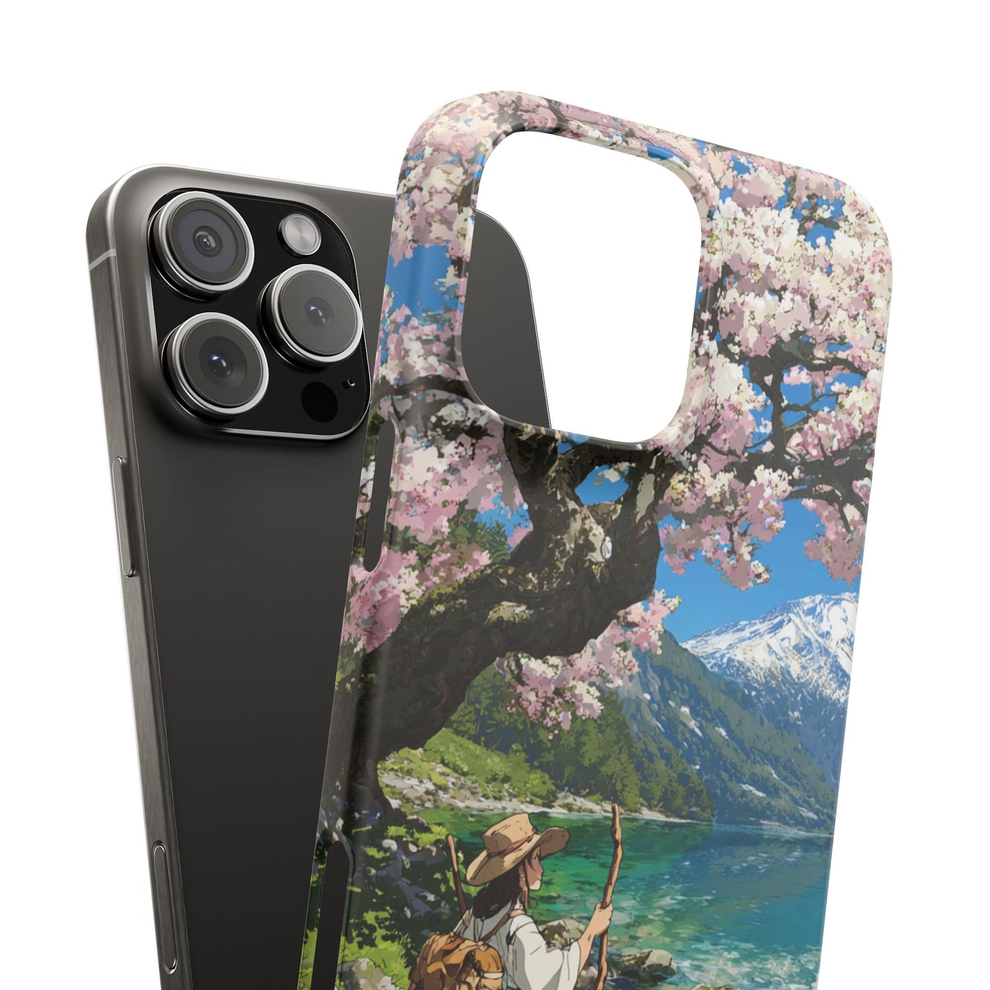 Nature-Inspired Snap Cases for Phone Protection, Floral Phone Covers, Cherry Blossom Aesthetic, Gifts for Nature Lovers, Spring Accessories