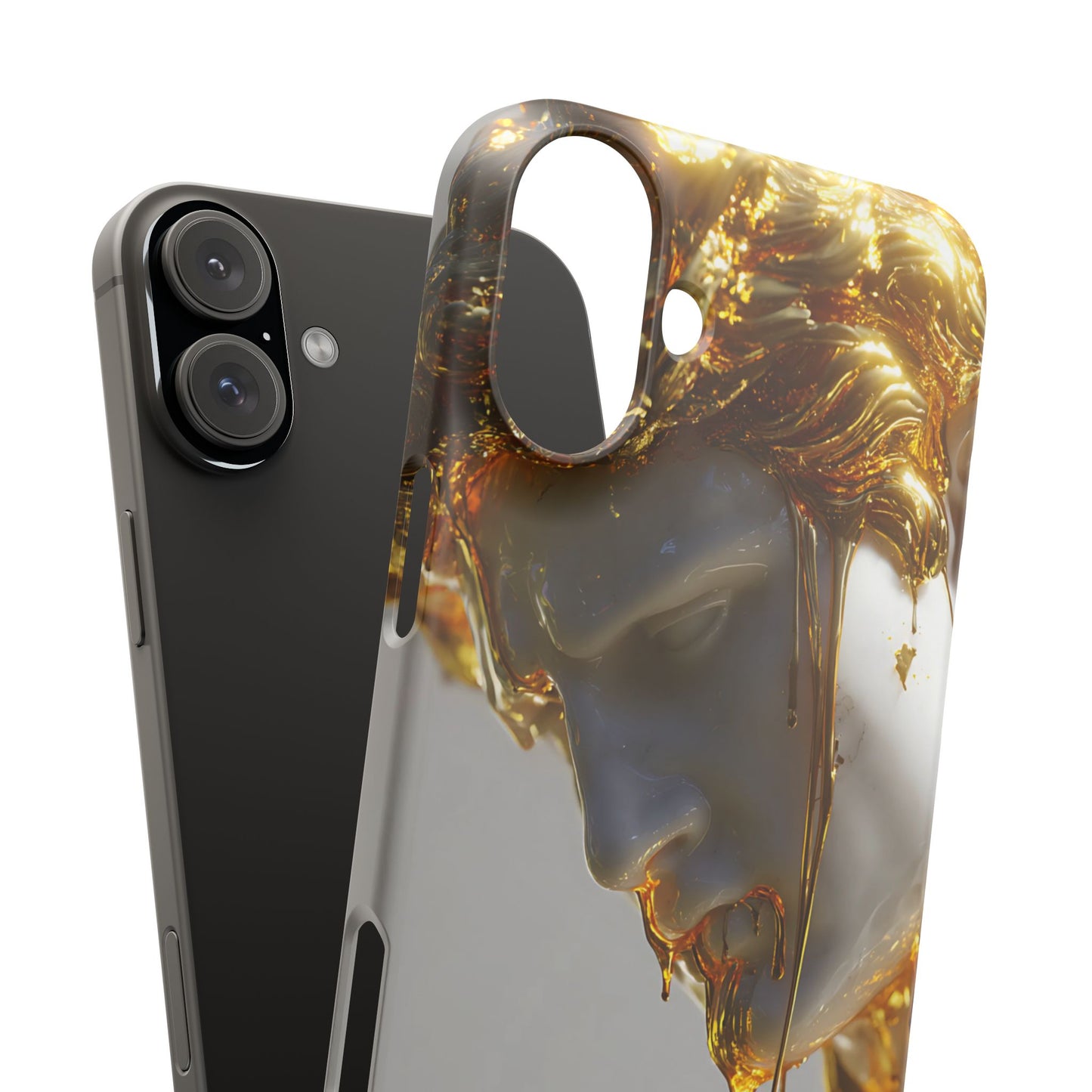 Gold Goddess Art Snap Case, Artistic Phone Cover, Unique Phone Accessory, Gift for Art Lovers, Stylish Protection