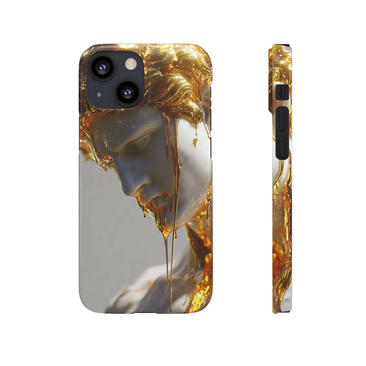 Gold Goddess Art Snap Case, Artistic Phone Cover, Unique Phone Accessory, Gift for Art Lovers, Stylish Protection