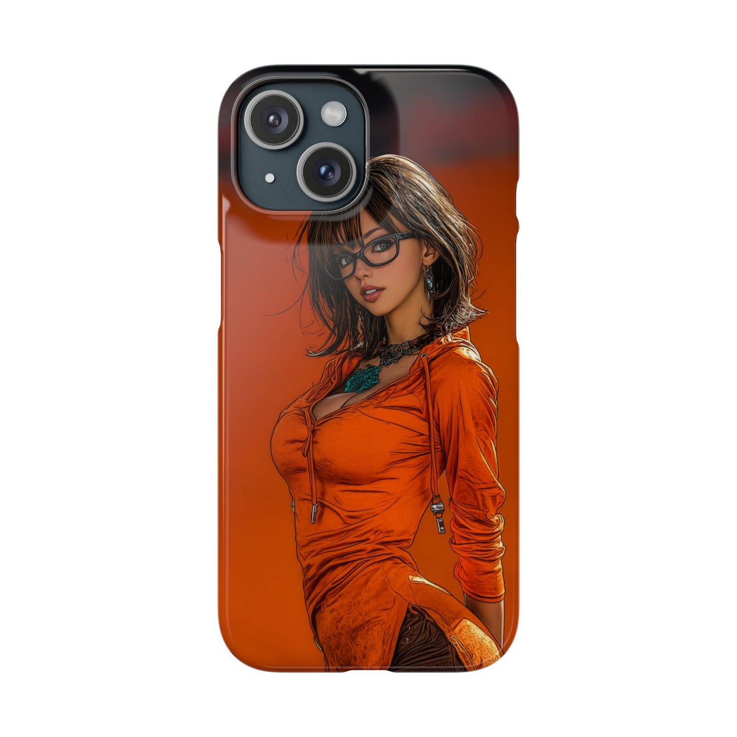 Velma Dinkley Cleveland Browns Fan Snap Cases, Phone Cover, Cartoon Style Art, Custom Case, Protective Shell