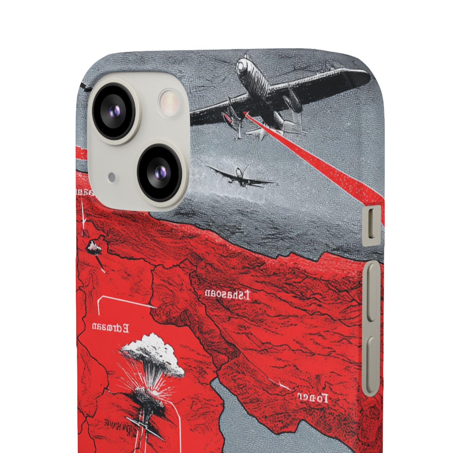 Bold Graphic Snap Case with Dramatic Design, Unique Phone Cover, Artistic Protection for iPhone, Trendy Gadget Gift, Edgy Tech Accessory