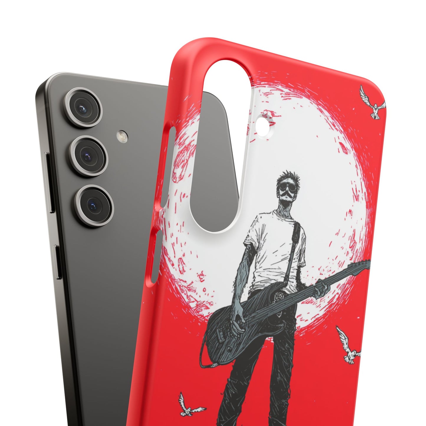 Rock & Roll Snap Cases - Music Lover's Phone Protection, Edgy Art, Gift for Guitarists, Cool Accessory for Teens