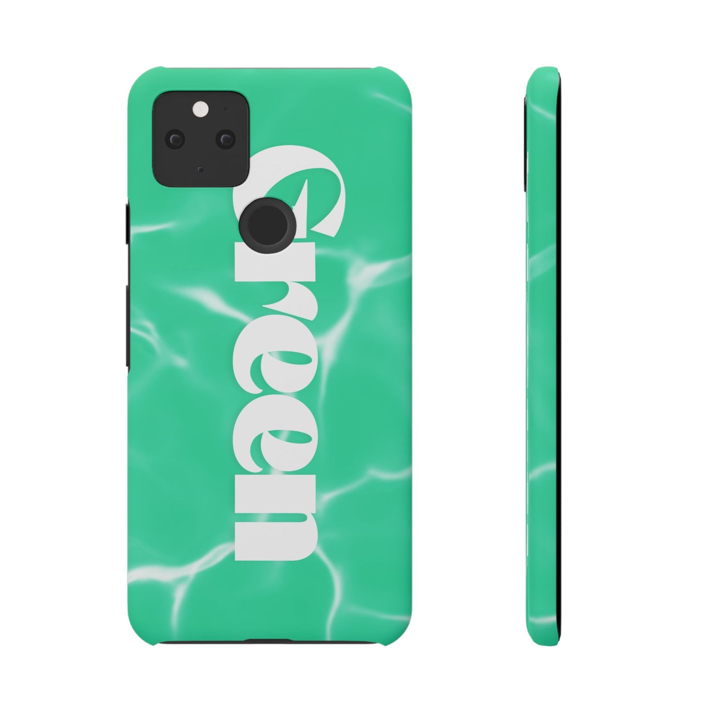 Aqua Pool Vibe Snap Case, Tropical Phone Cover, Summer Accessory, Trendy Gift for Friends, Beach Lover's Essential
