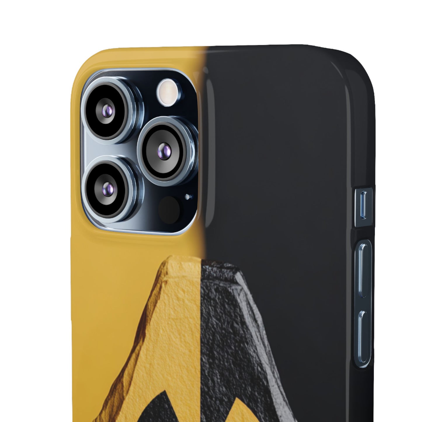 Bold Graphic Snap Case, Radiation Symbol Phone Cover, Trendy Phone Accessory, Unique Gift for Tech Lovers, Stylish Mobile Case