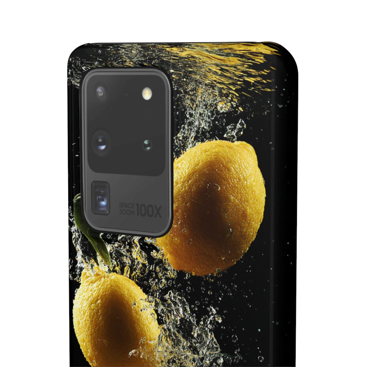 Lemon Splash Phone Case - Vibrant Snap Case, Fruit Lover Gift, Summer Vibes, Kitchen Decor, Unique Phone Accessories