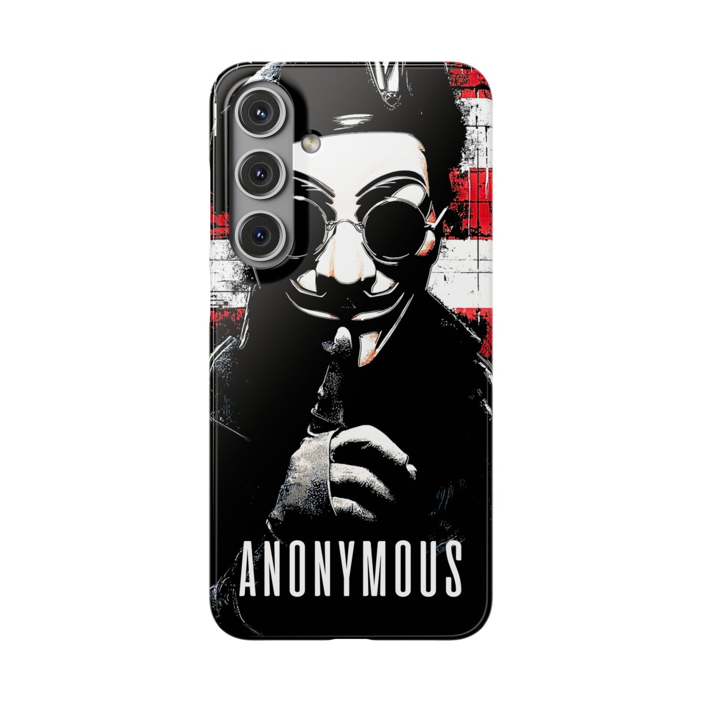 Anonimous & Guy Fawkes Art Snap Case and Protective Phone Cover For iPhone and Samsung