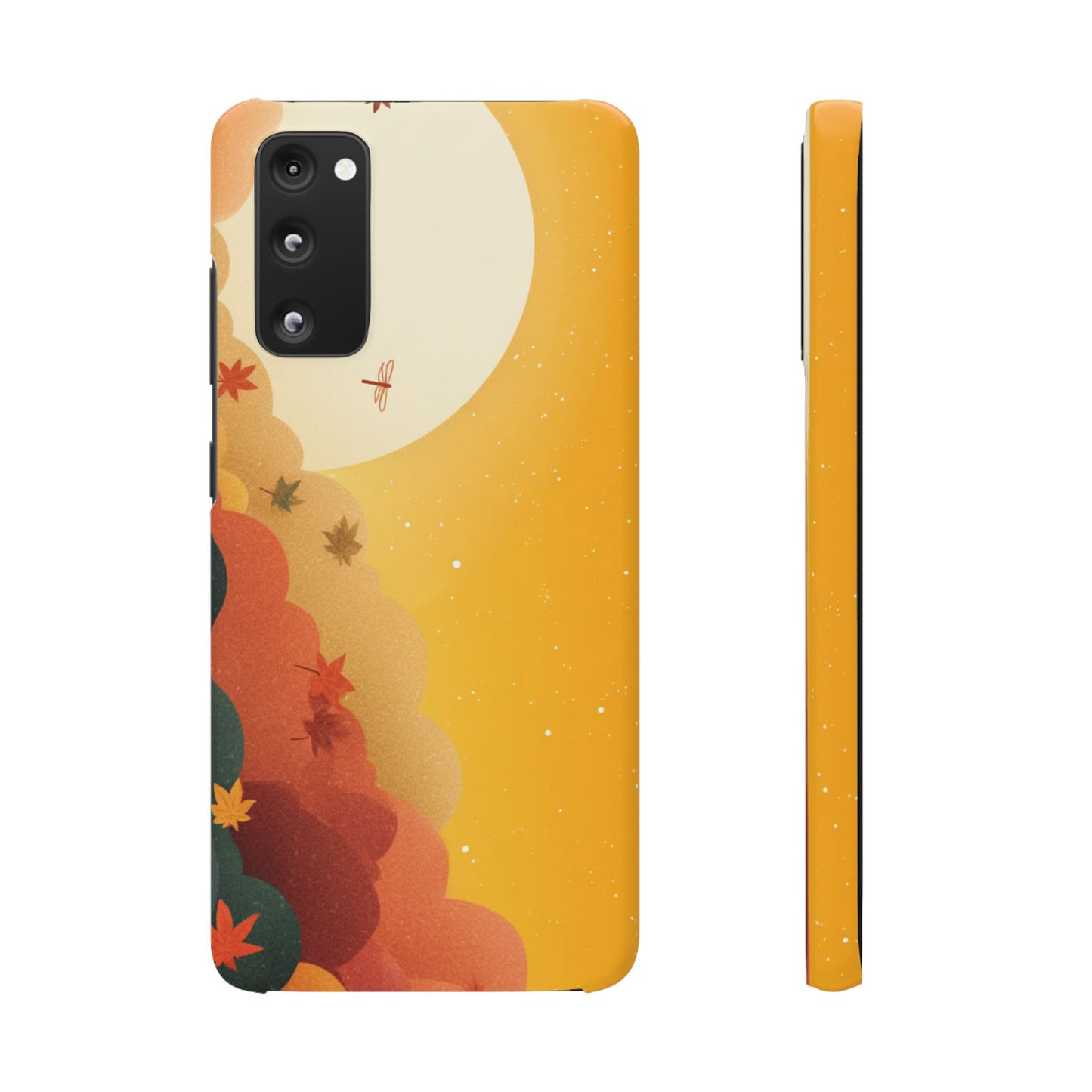 Autumn Sunset Snap Case, Fall Phone Cover, Nature-Themed Accessory, Gift for Her, Seasonal Aesthetic